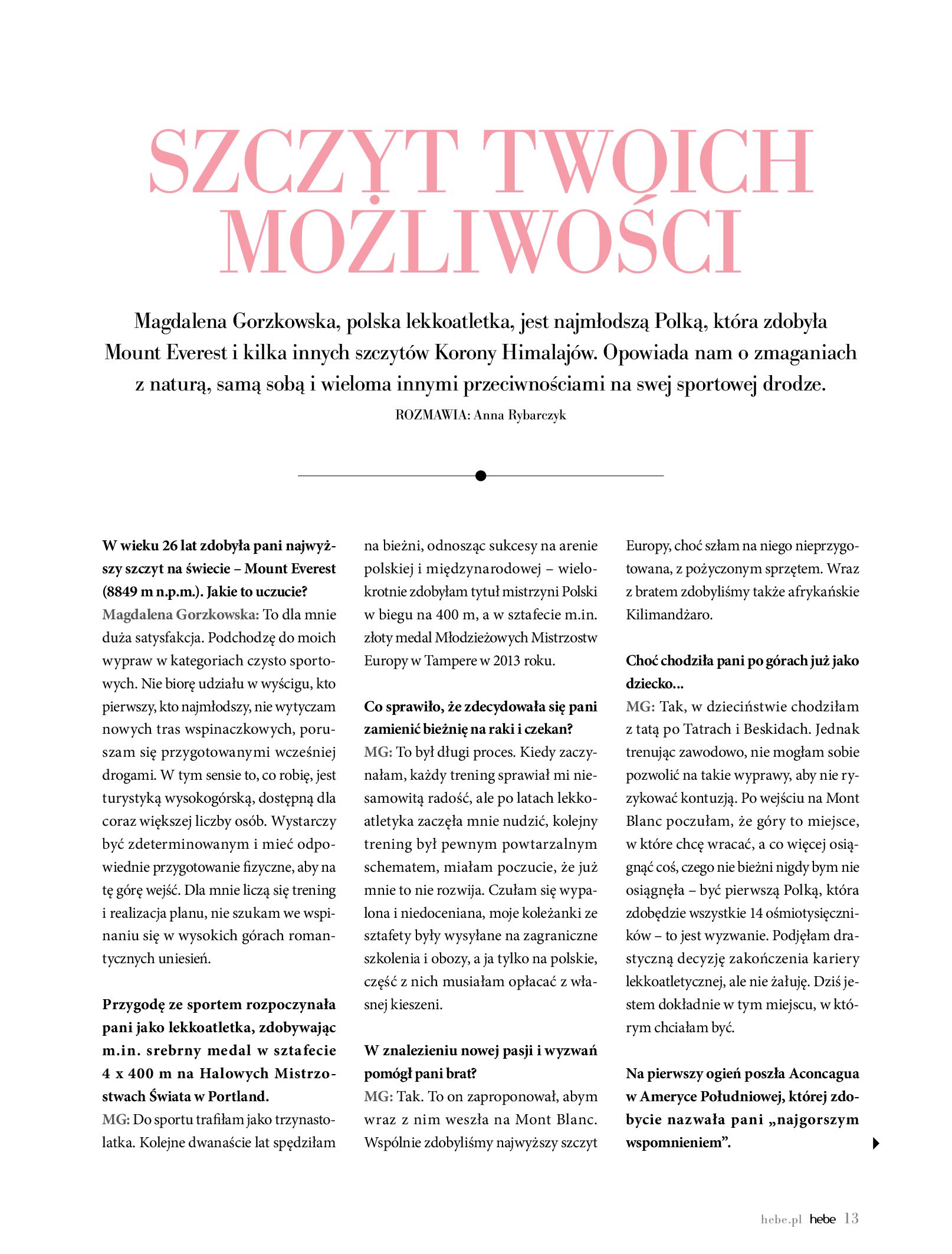 Gazetka hebe: Magazyn hebe - Listopad 2022-11-01 page-13