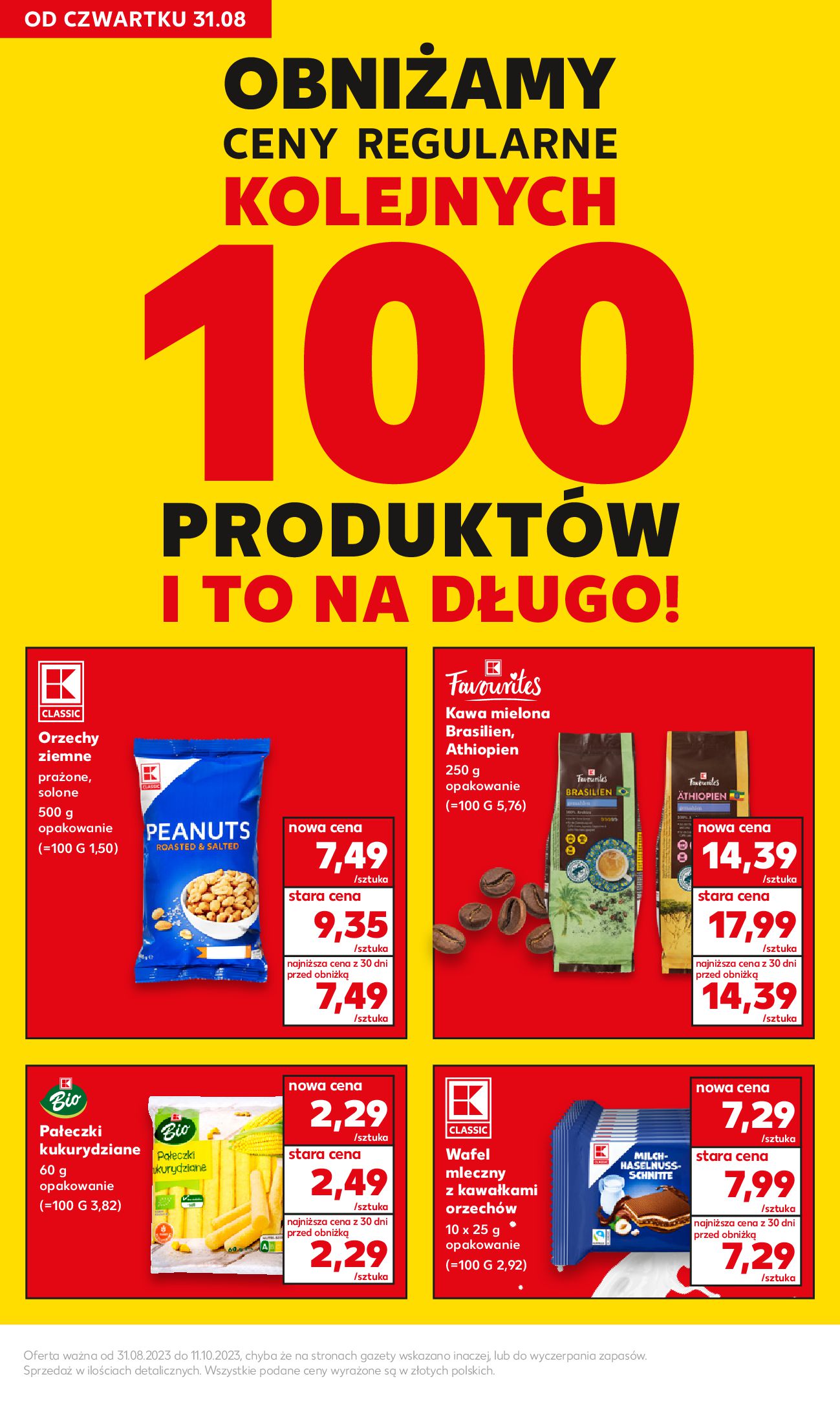 Gazetka Kaufland: Gazetka Kaufland - Obniżone ceny kolejnych 100 produktów 2023-08-31 page-10