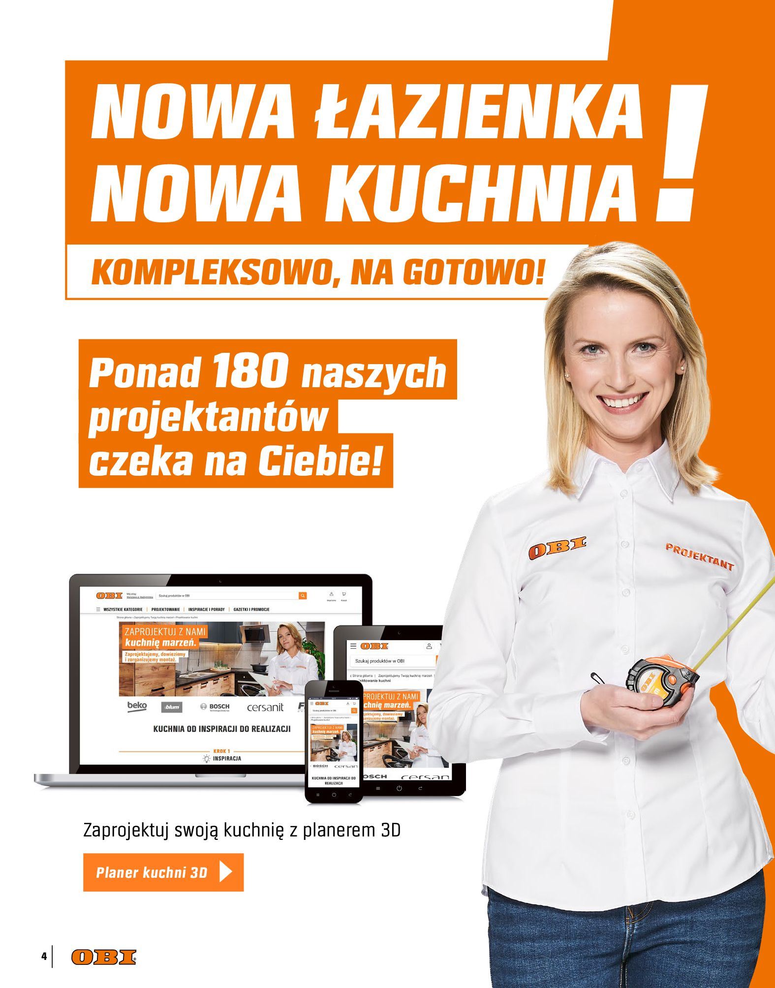 Gazetka OBI: Gazetka OBI - katalog Łazienka/ Kuchnia 2023 2023-06-21 page-4