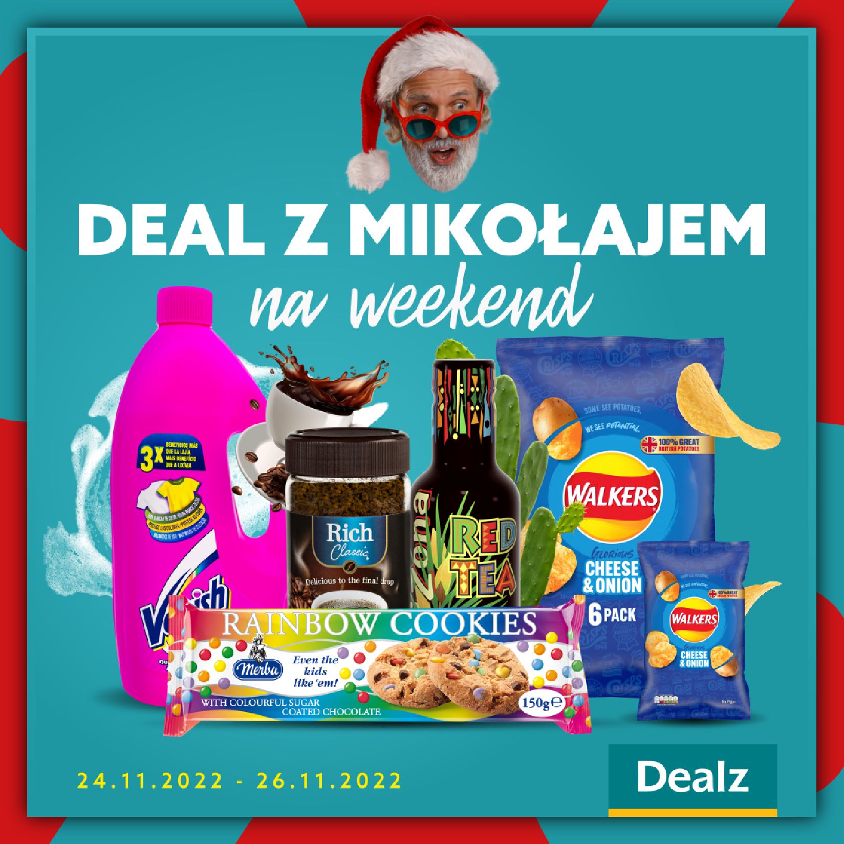 Dealz :  Gazetka Dealz - Deal z Mikołajem na weekend 23.11.2022