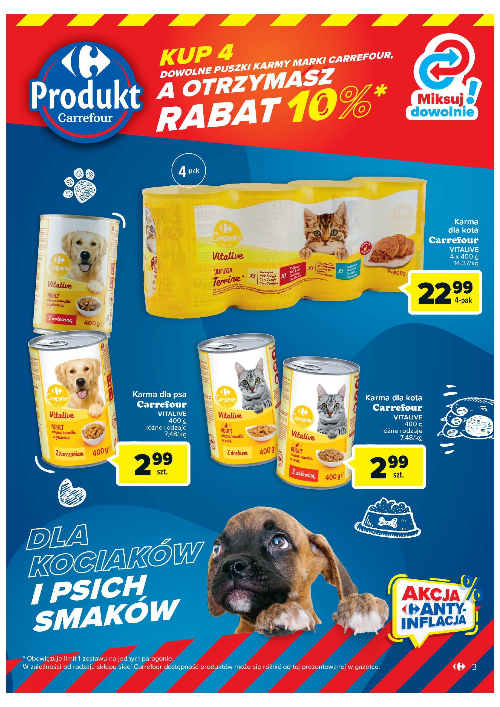 Gazetka Carrefour: Gazetka Carrefour - Kocie i psie łakocie 2023-03-07 page-3