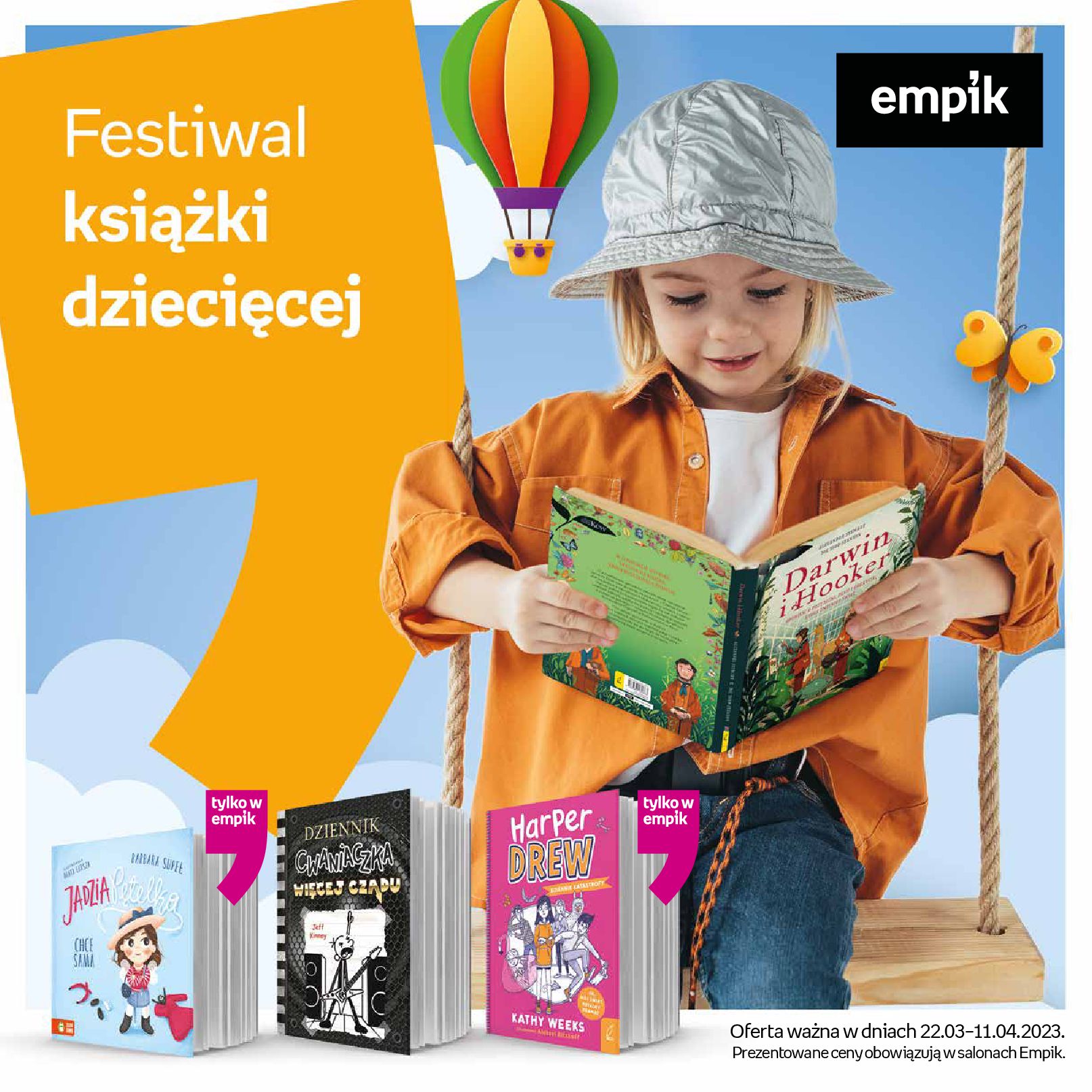 Empik:  Gazetka Empik - Festiwal książki dziecięcej 21.03.2023