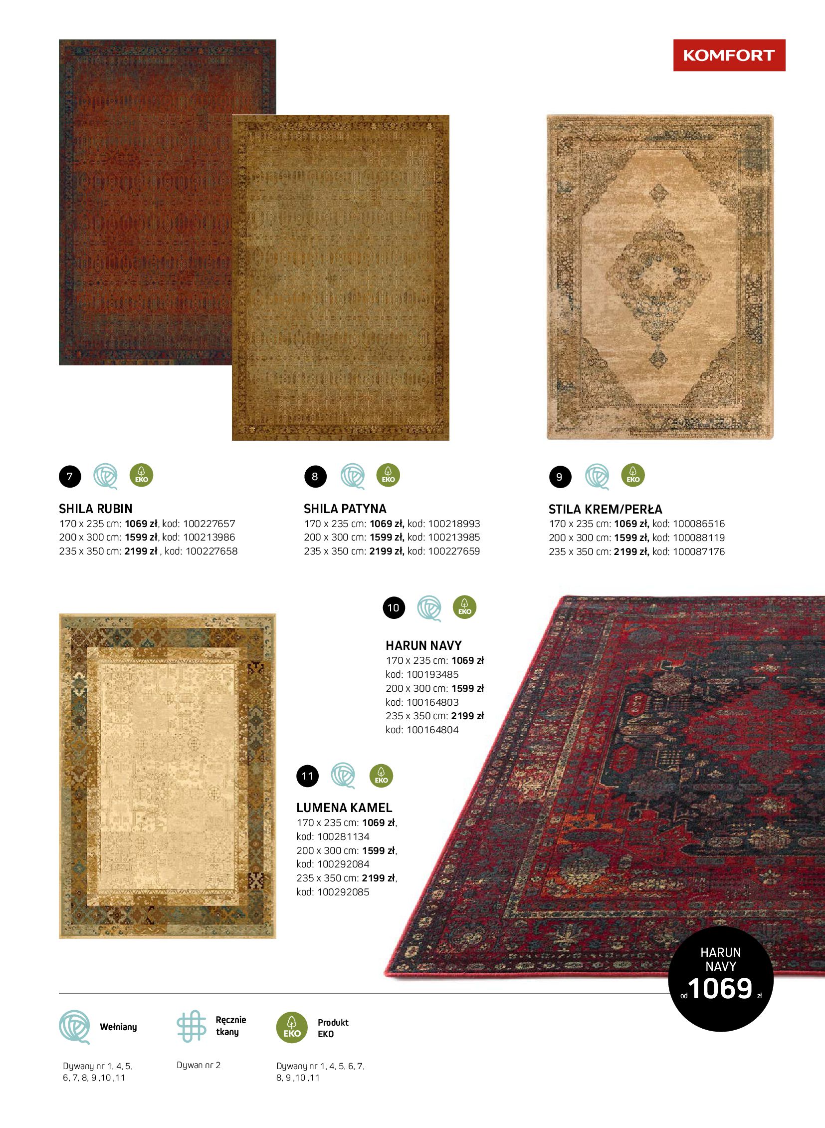 Gazetka Komfort: Komfort - Katalog dywanów 2021-10-10 page-7