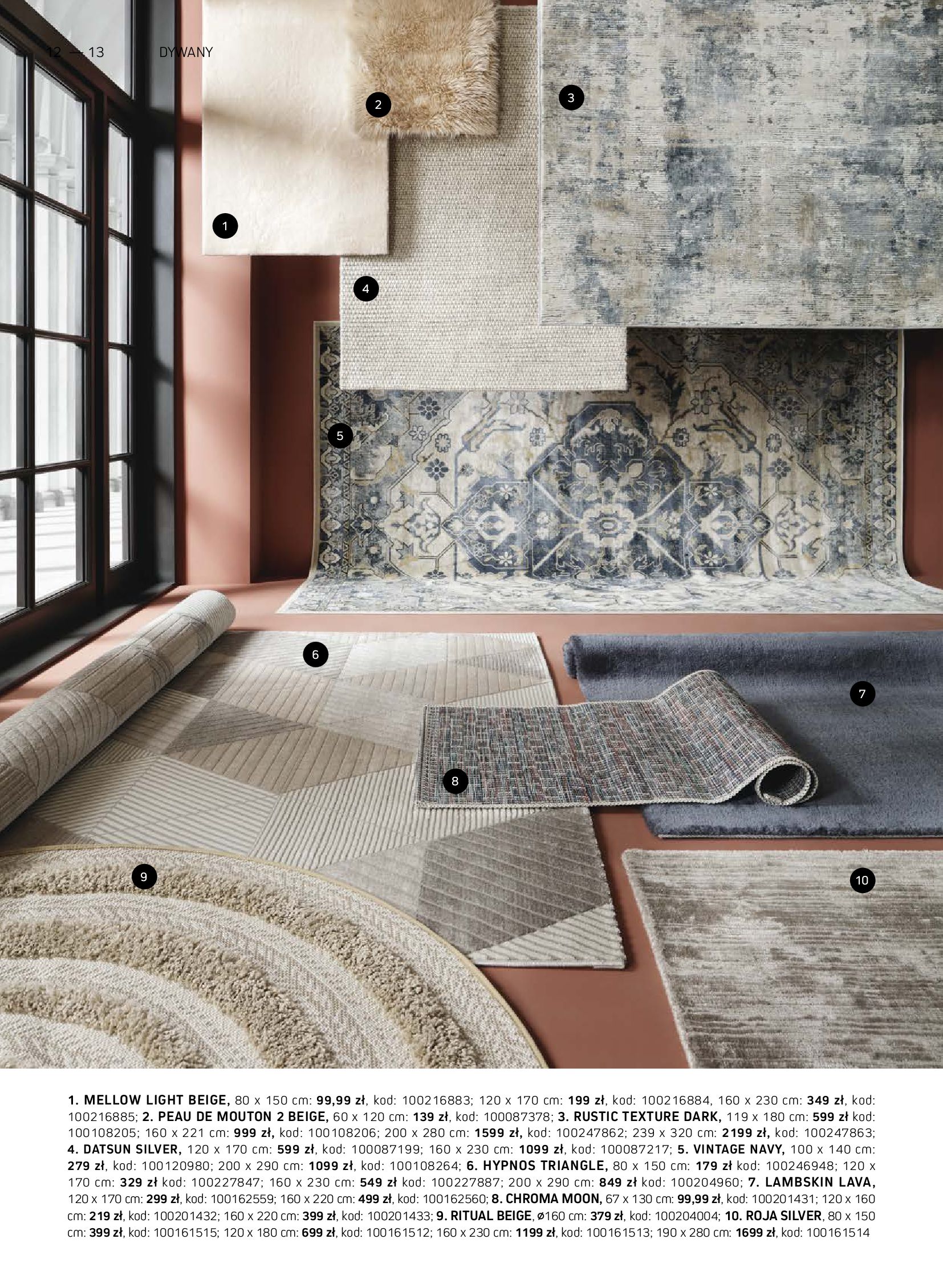 Gazetka Komfort: Komfort - Katalog dywanów 2021-10-10 page-12