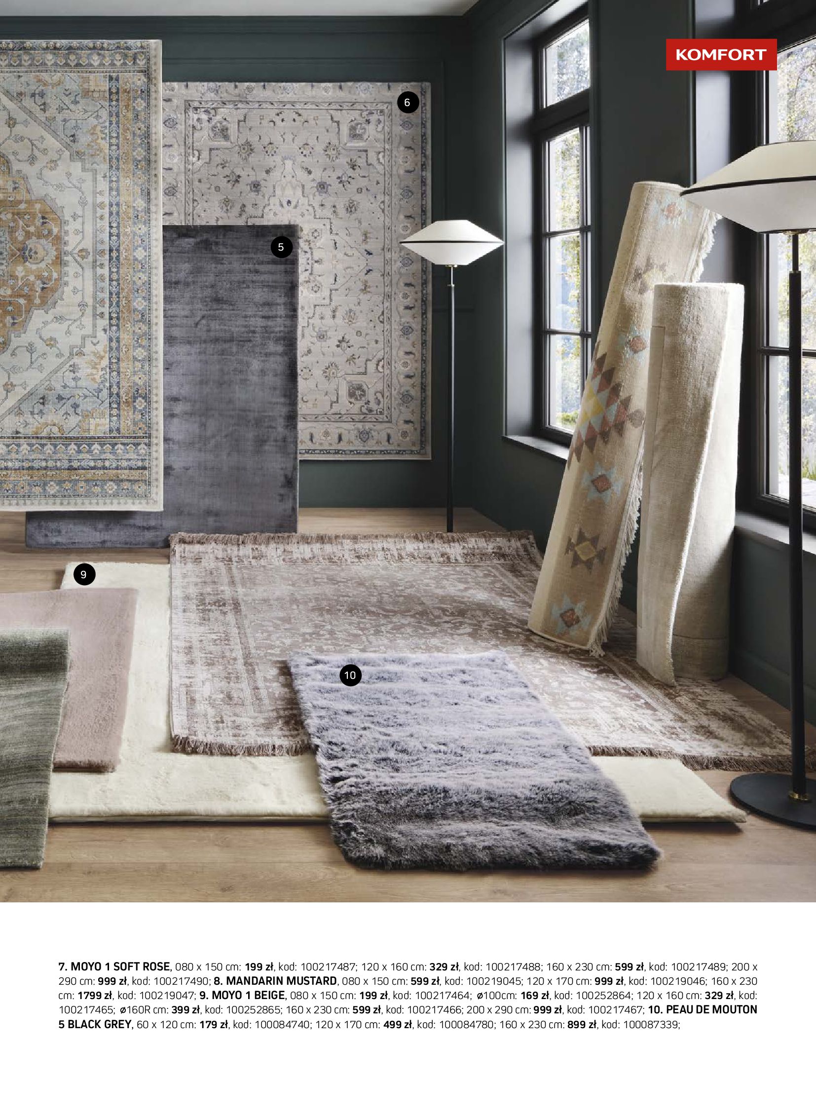 Gazetka Komfort: Komfort - Katalog dywanów 2021-10-10 page-23