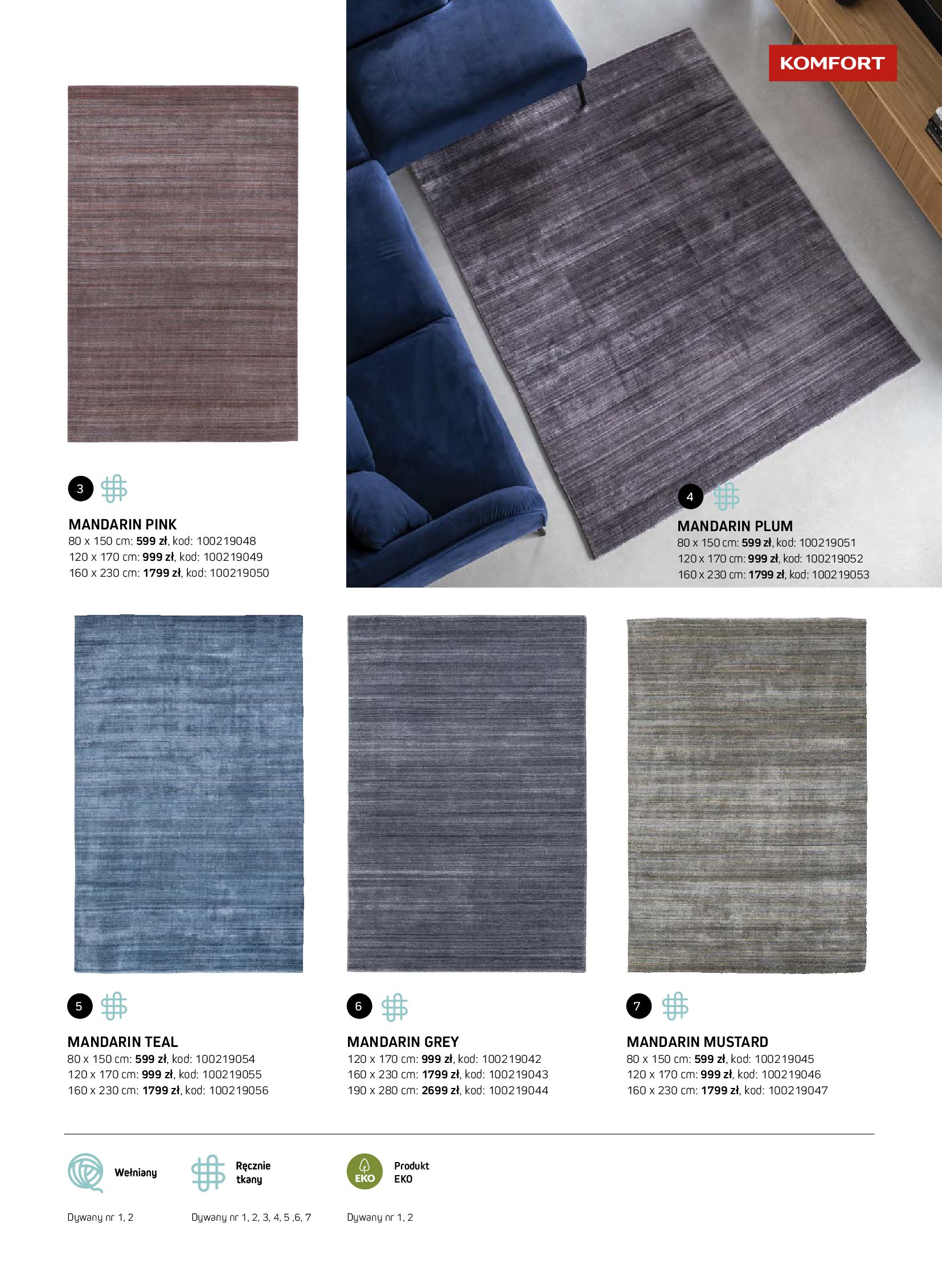 Gazetka Komfort: Komfort - Katalog dywanów 2021-10-10 page-33