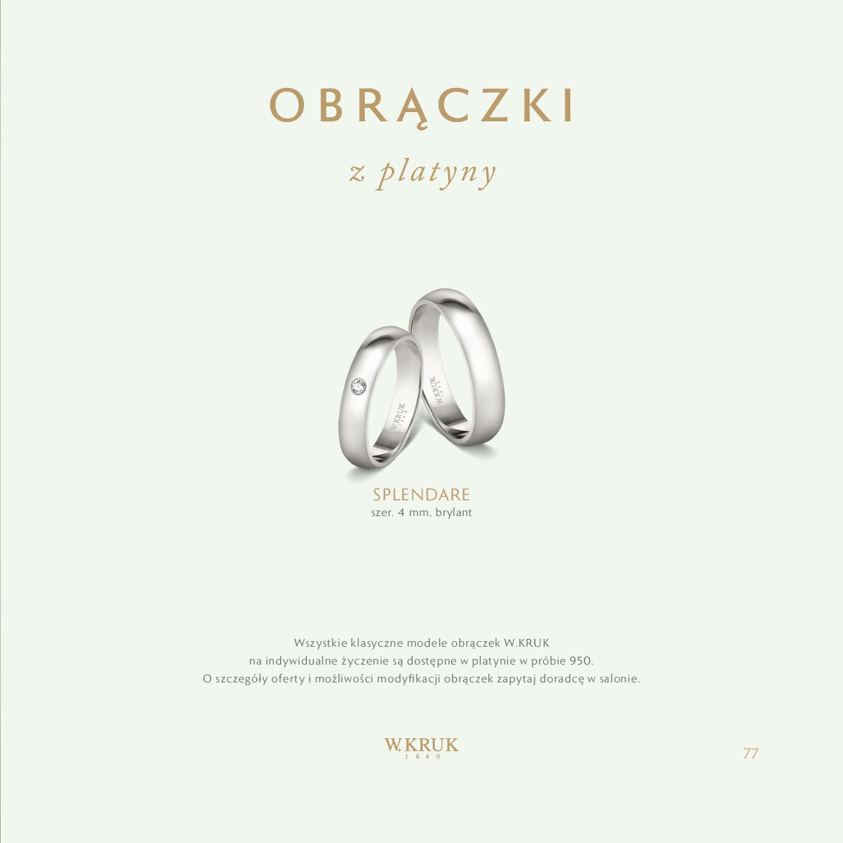 Gazetka W. KRUK: W. KRUK - katalog ślubny 2022-09-09 page-79