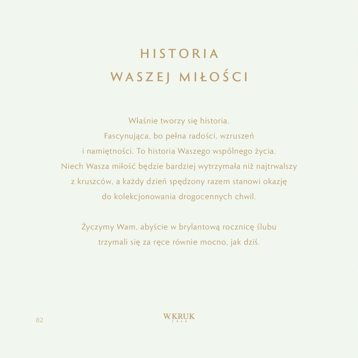 Gazetka W. KRUK: W. KRUK - katalog ślubny 2022-09-09 page-84