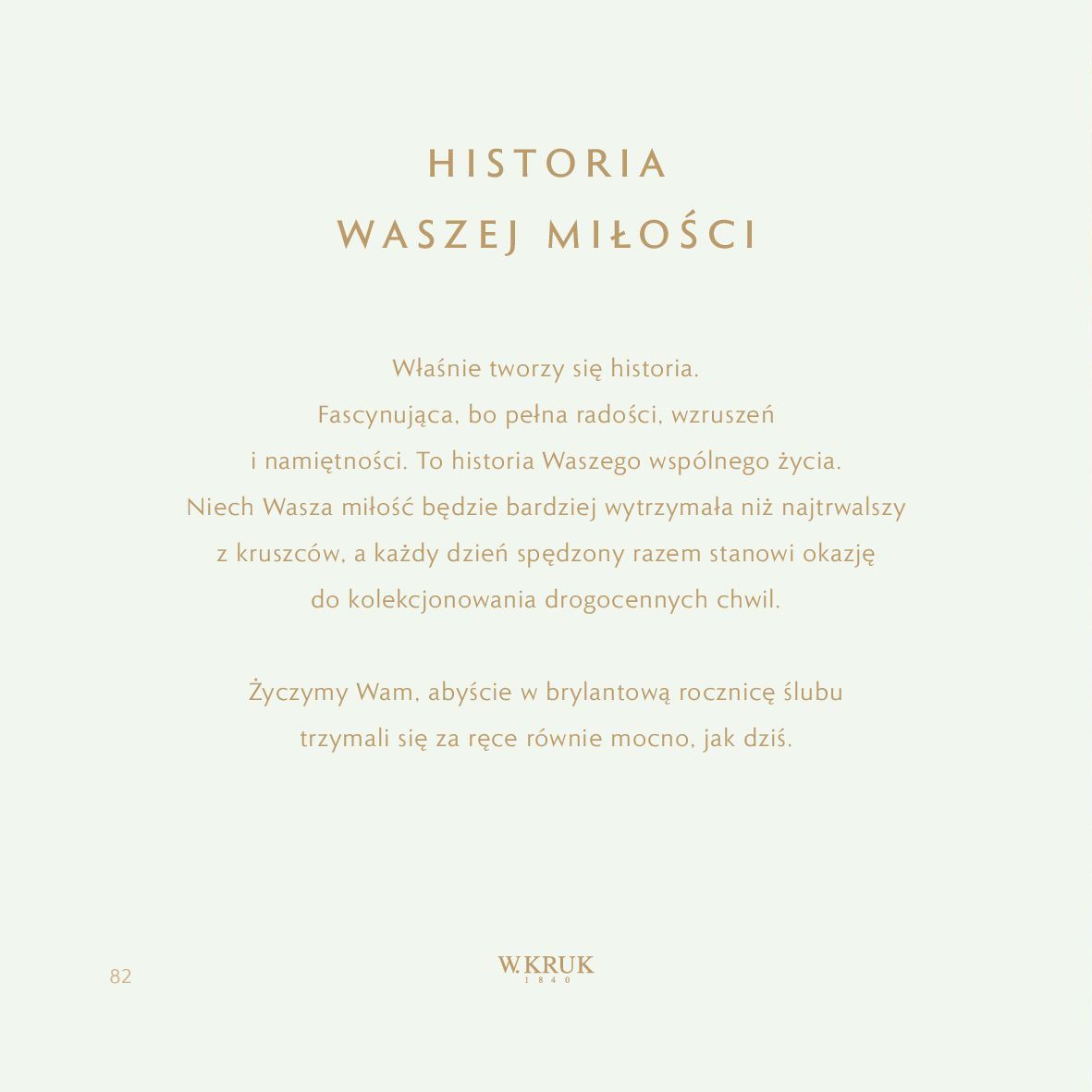 Gazetka W. KRUK: W. KRUK - katalog ślubny 2022-09-09 page-84