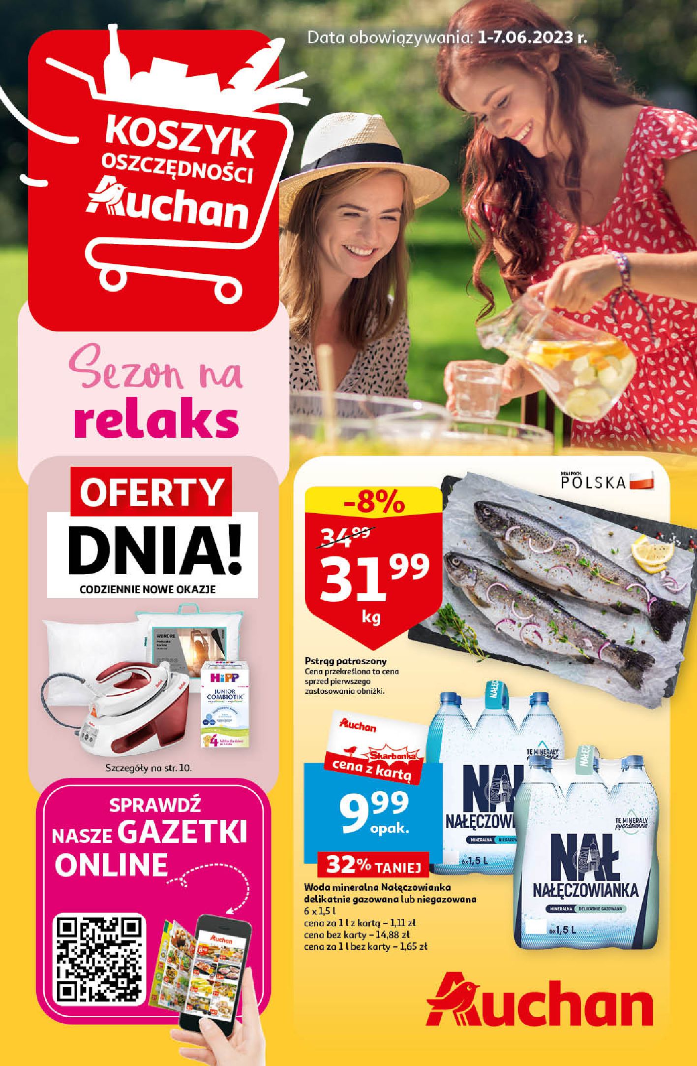 Auchan:  Gazetka Auchan - Koszyk oszczędności 31.05.2023