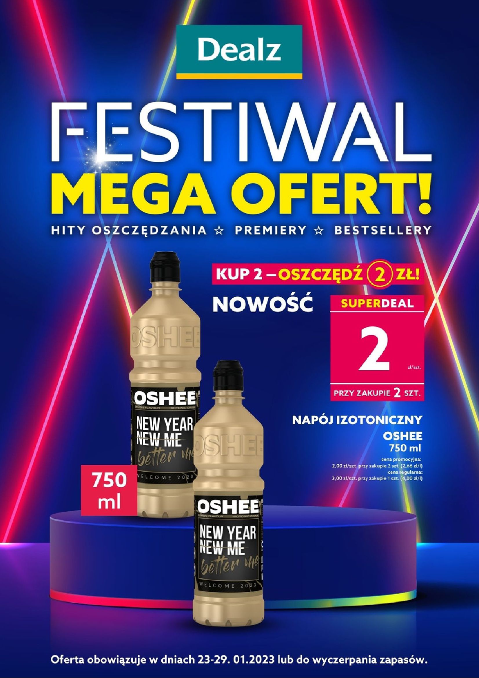 Dealz :  Gazetka Dealz - Festiwal Mega Ofert! 22.01.2023