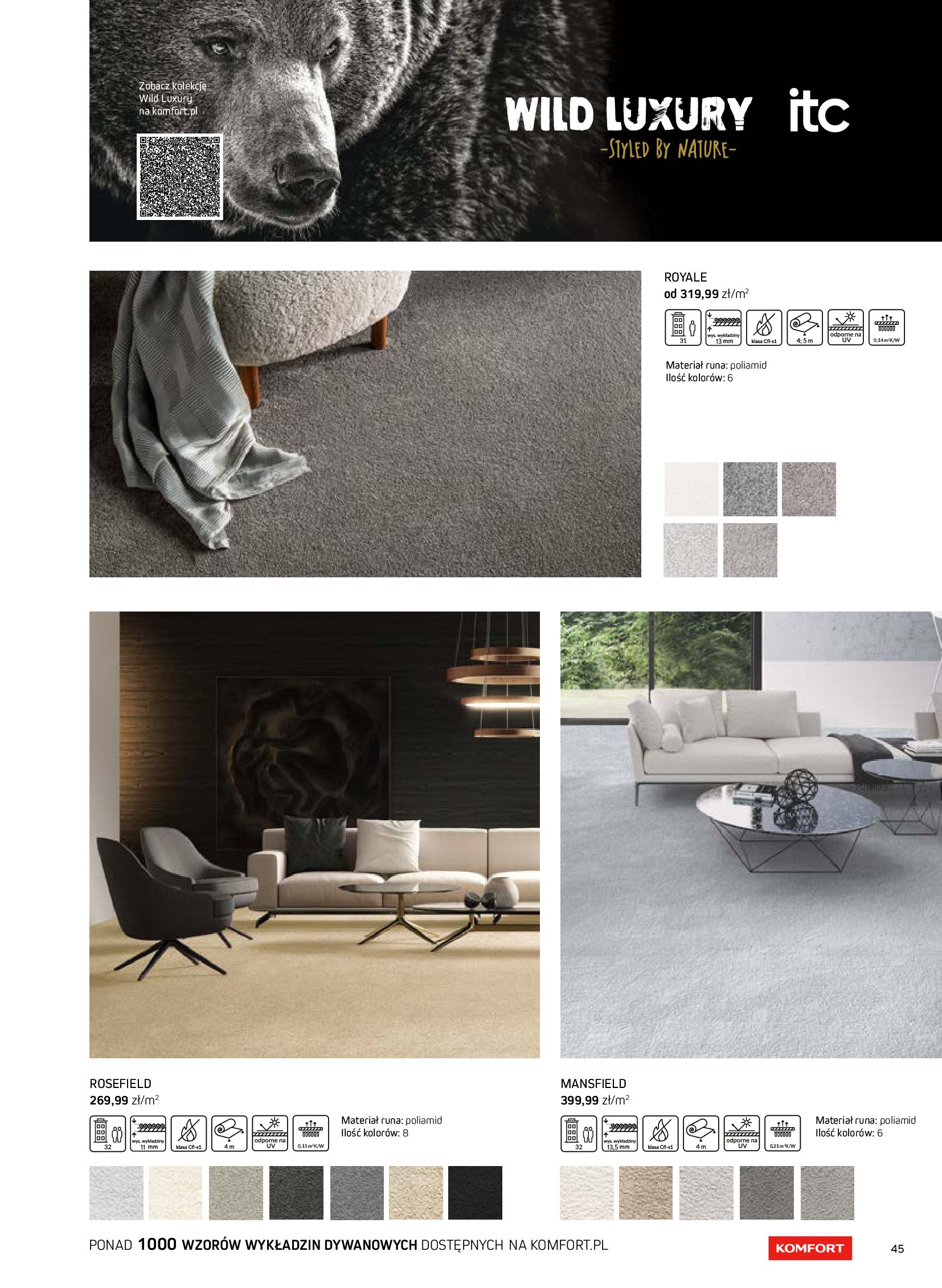 Gazetka Komfort: Katalog Komfort - Podłogi i drzwi 2023 2023-09-01 page-45