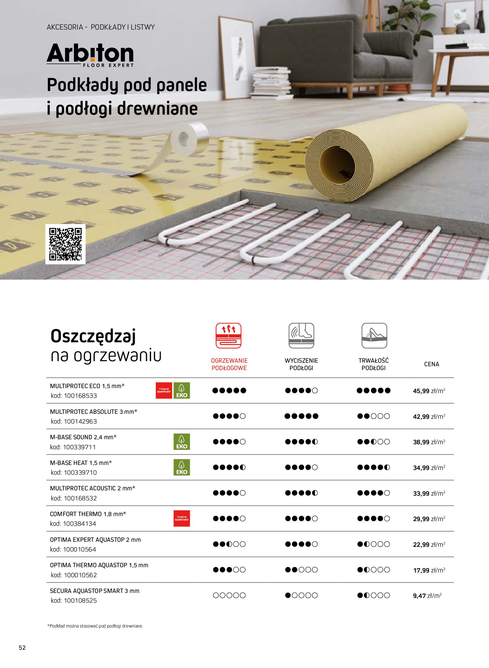 Gazetka Komfort: Katalog Komfort - Podłogi i drzwi 2023 2023-09-01 page-52
