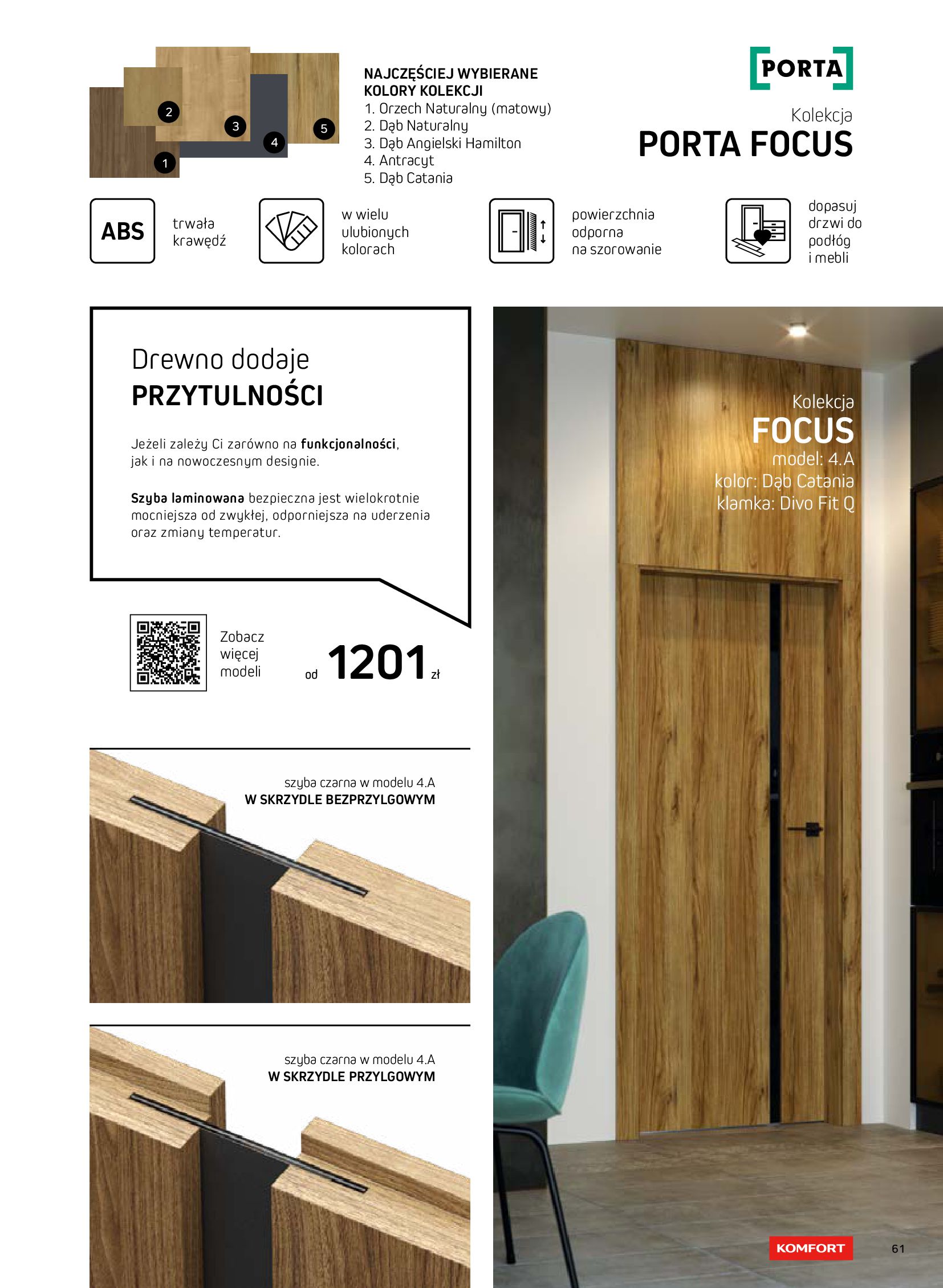Gazetka Komfort: Katalog Komfort - Podłogi i drzwi 2023 2023-09-01 page-61