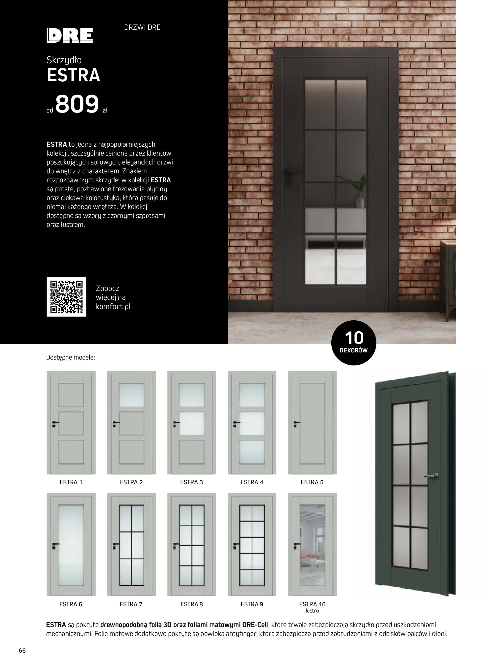 Gazetka Komfort: Katalog Komfort - Podłogi i drzwi 2023 2023-09-01 page-66
