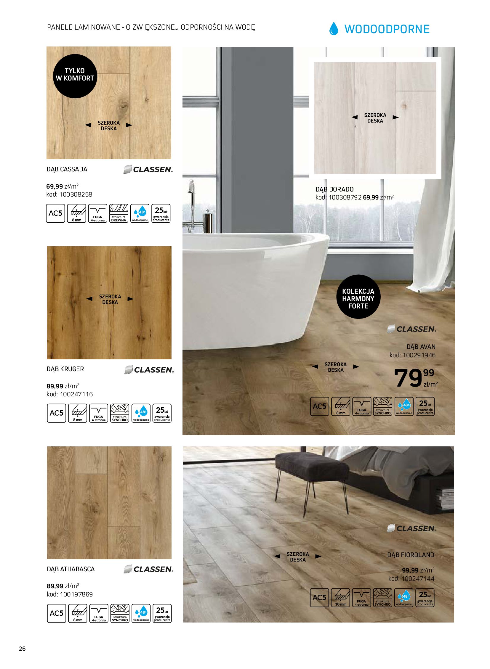 Gazetka Komfort: Katalog Komfort - Podłogi i drzwi 2023 2023-09-01 page-26
