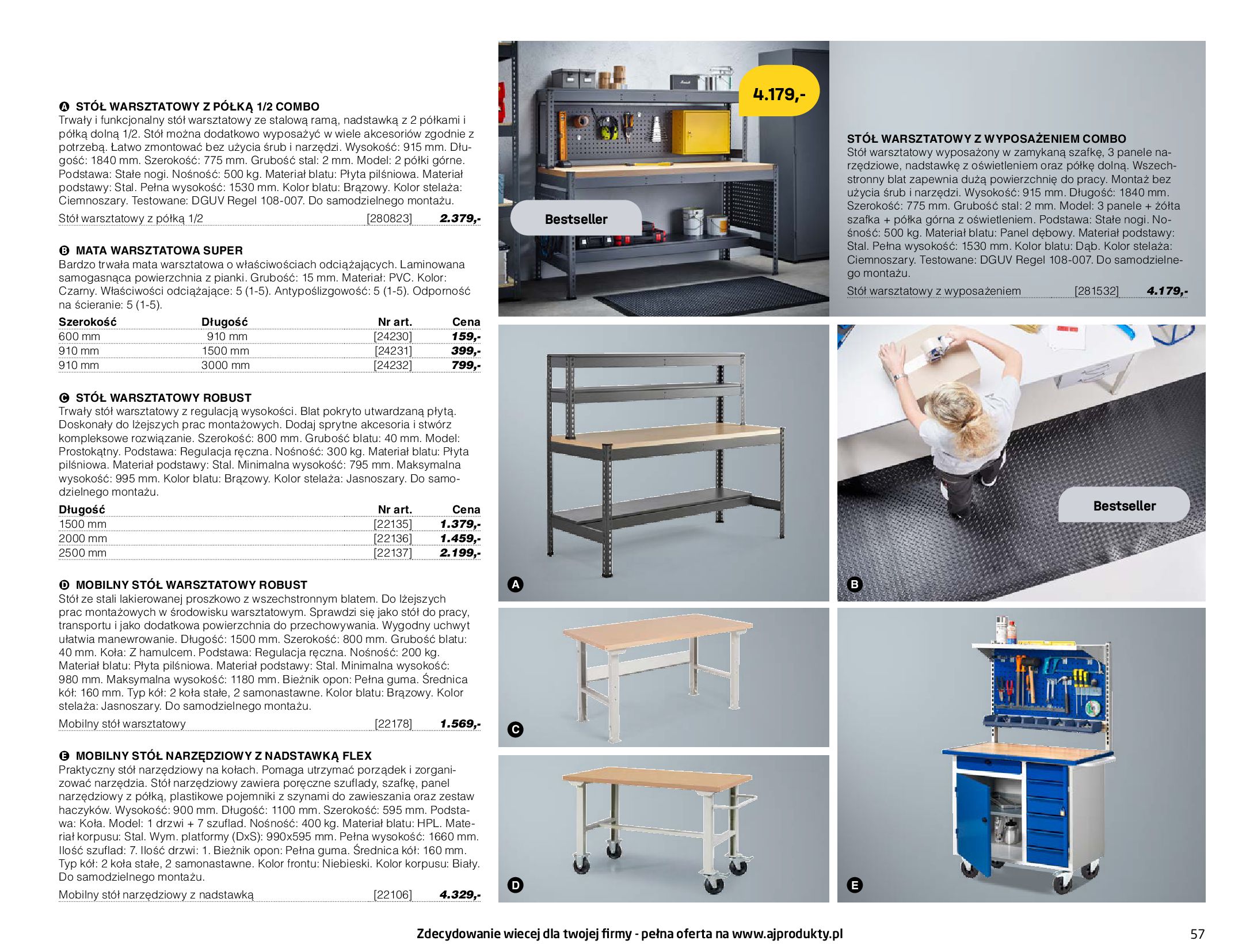 Gazetka AJ Produkty: Katalog AJ produkty - mix - biuro, przemysł, warsztat 2023-06-13 page-57