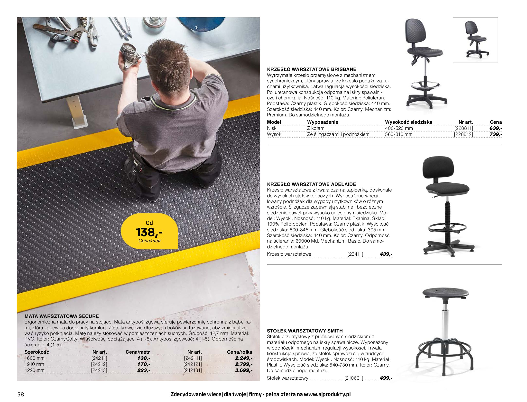 Gazetka AJ Produkty: Katalog AJ produkty - mix - biuro, przemysł, warsztat 2023-06-13 page-58