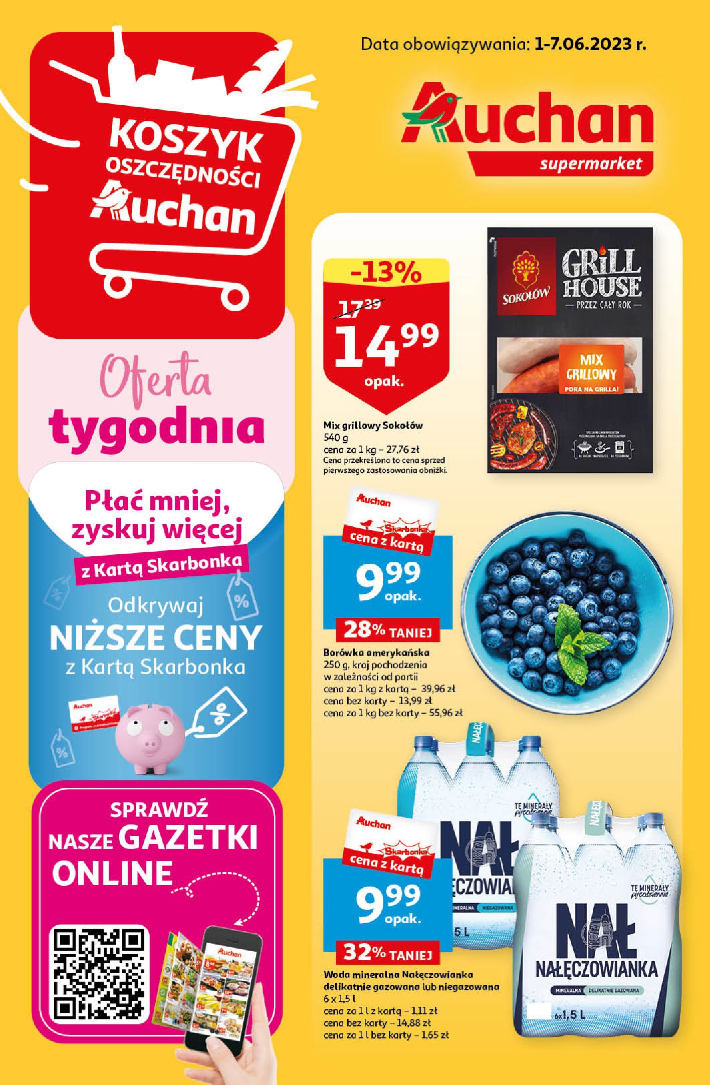 Auchan:  Gazetka Auchan Supermarket 31.05.2023