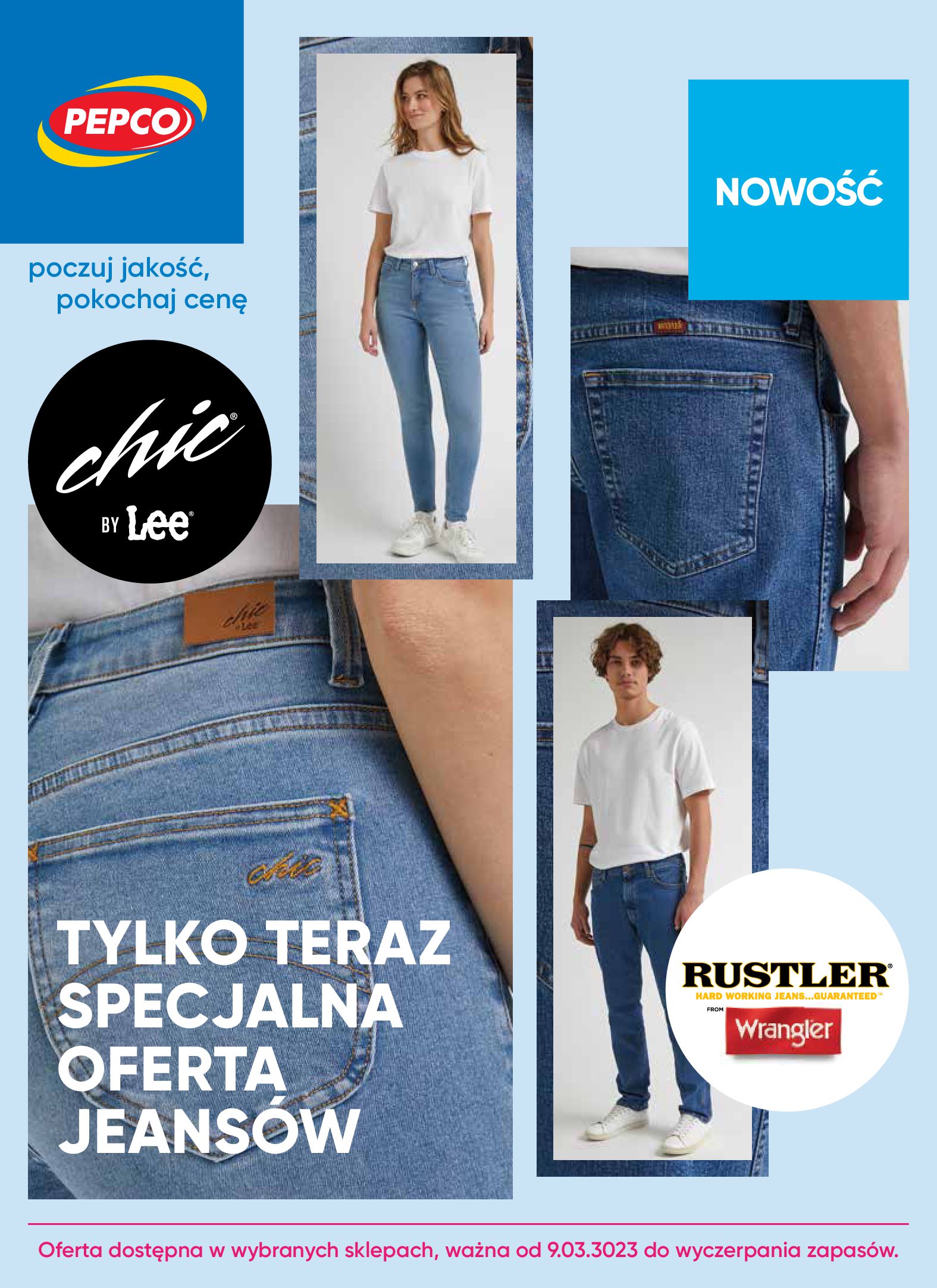 Pepco:  Gazetka Pepco - Oferta jeansów 08.03.2023