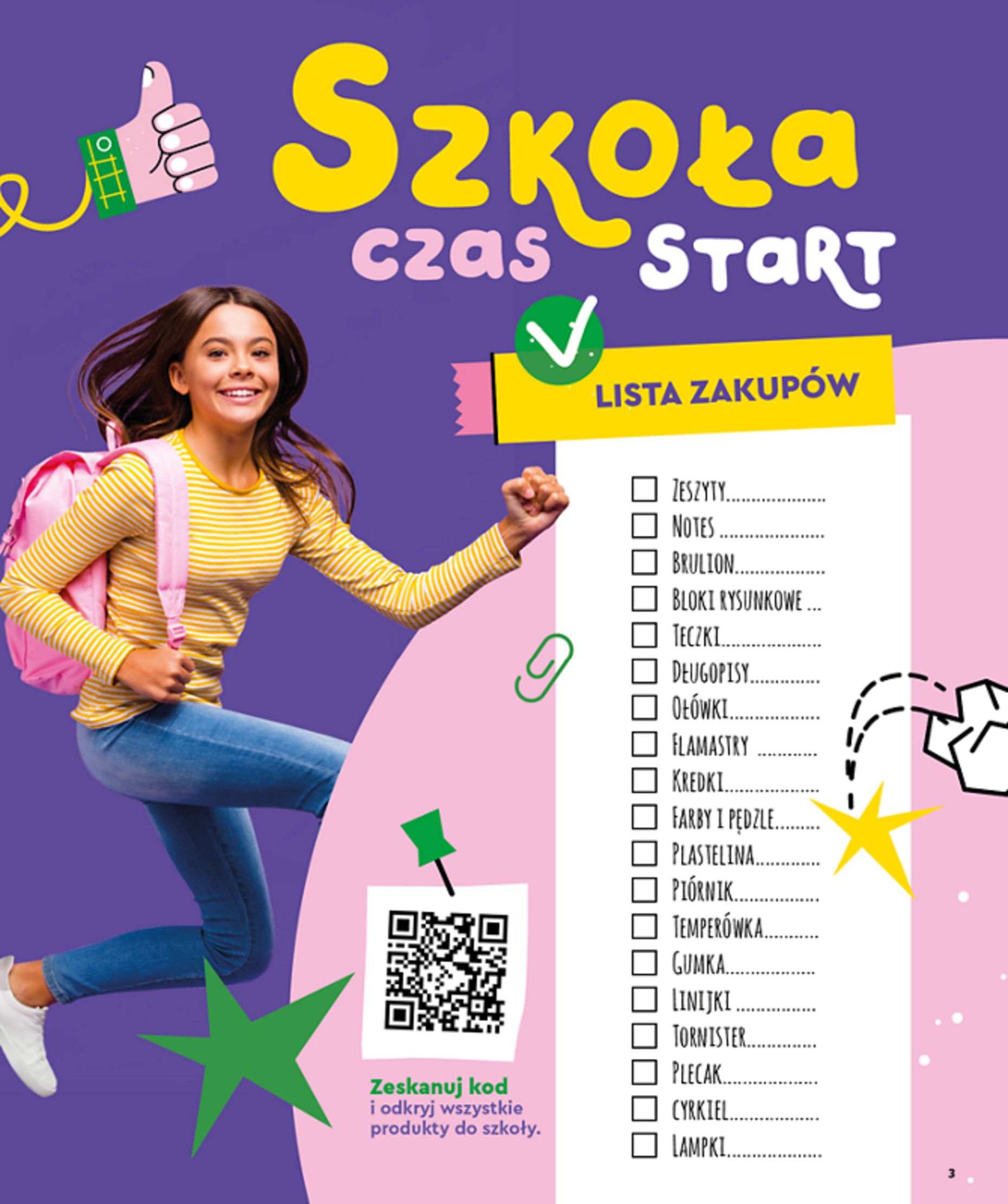 Gazetka Biedronka: Katalog Biedronka Szkoła Czas Start 2022-08-01 page-3