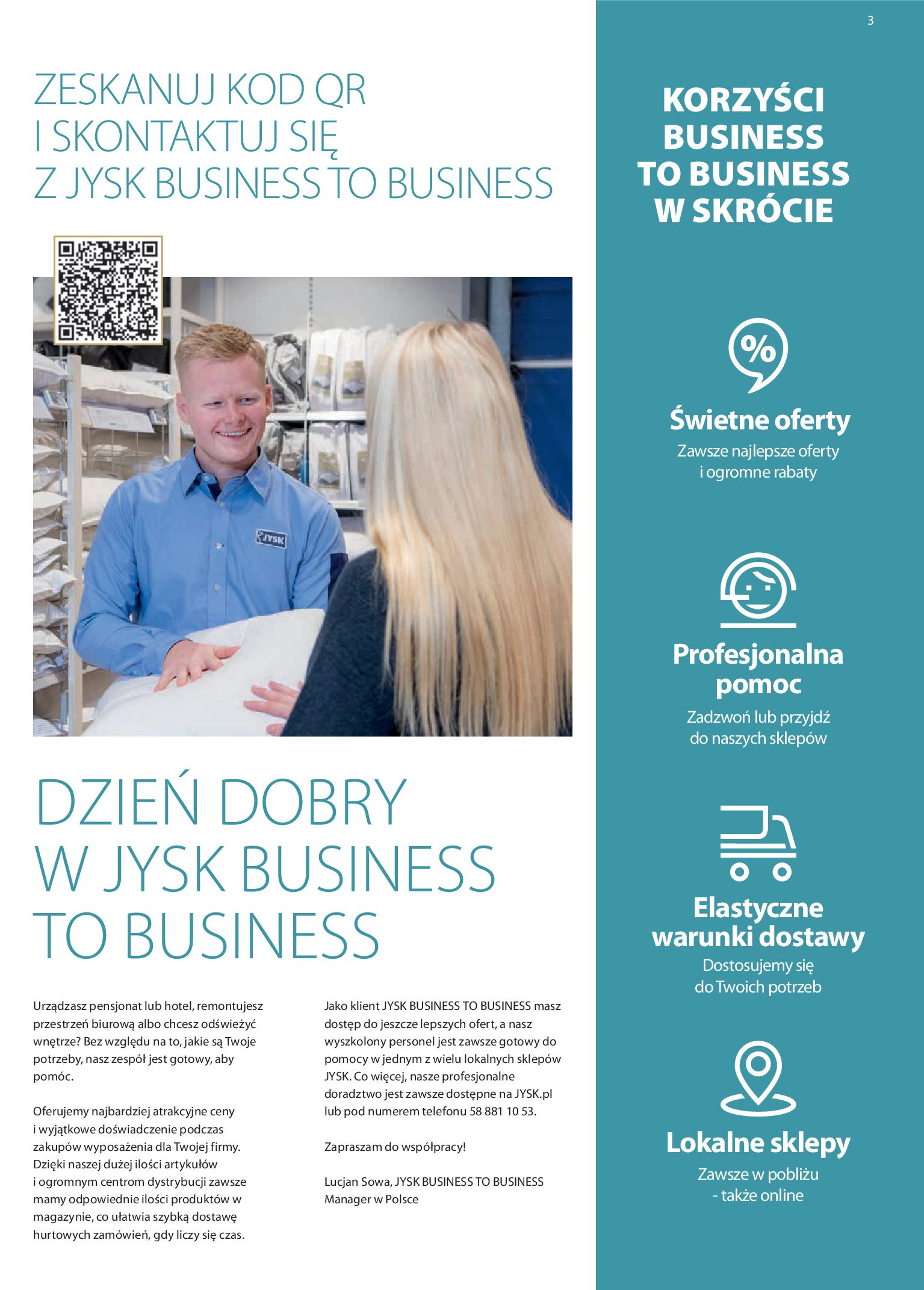 Gazetka Jysk: Gazetka Jysk - Business to business 2022-10-05 page-3