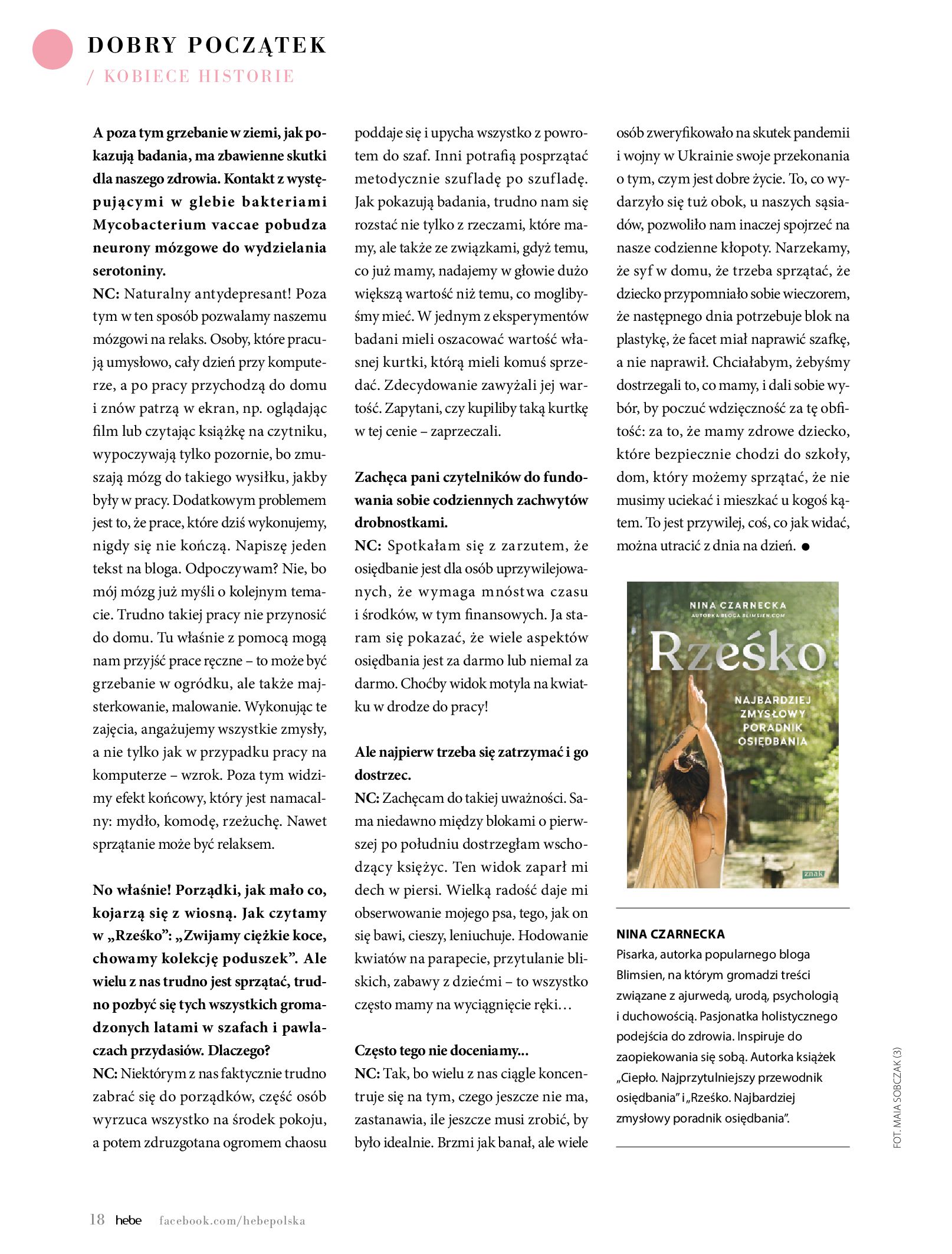 Gazetka hebe: Gazetka Hebe - magazyn 2023-05-01 page-18