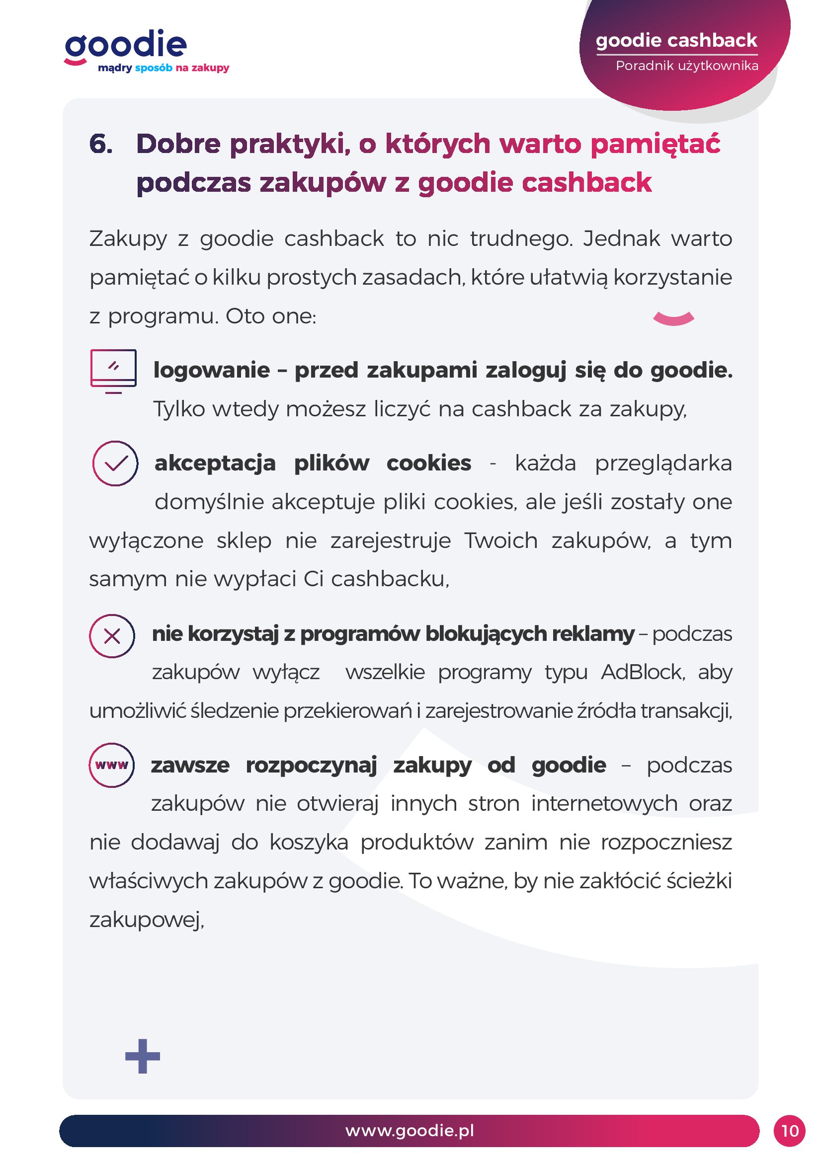 Gazetka Goodie: goodie cashback - poradnik użytkownika 2022-03-30 page-11