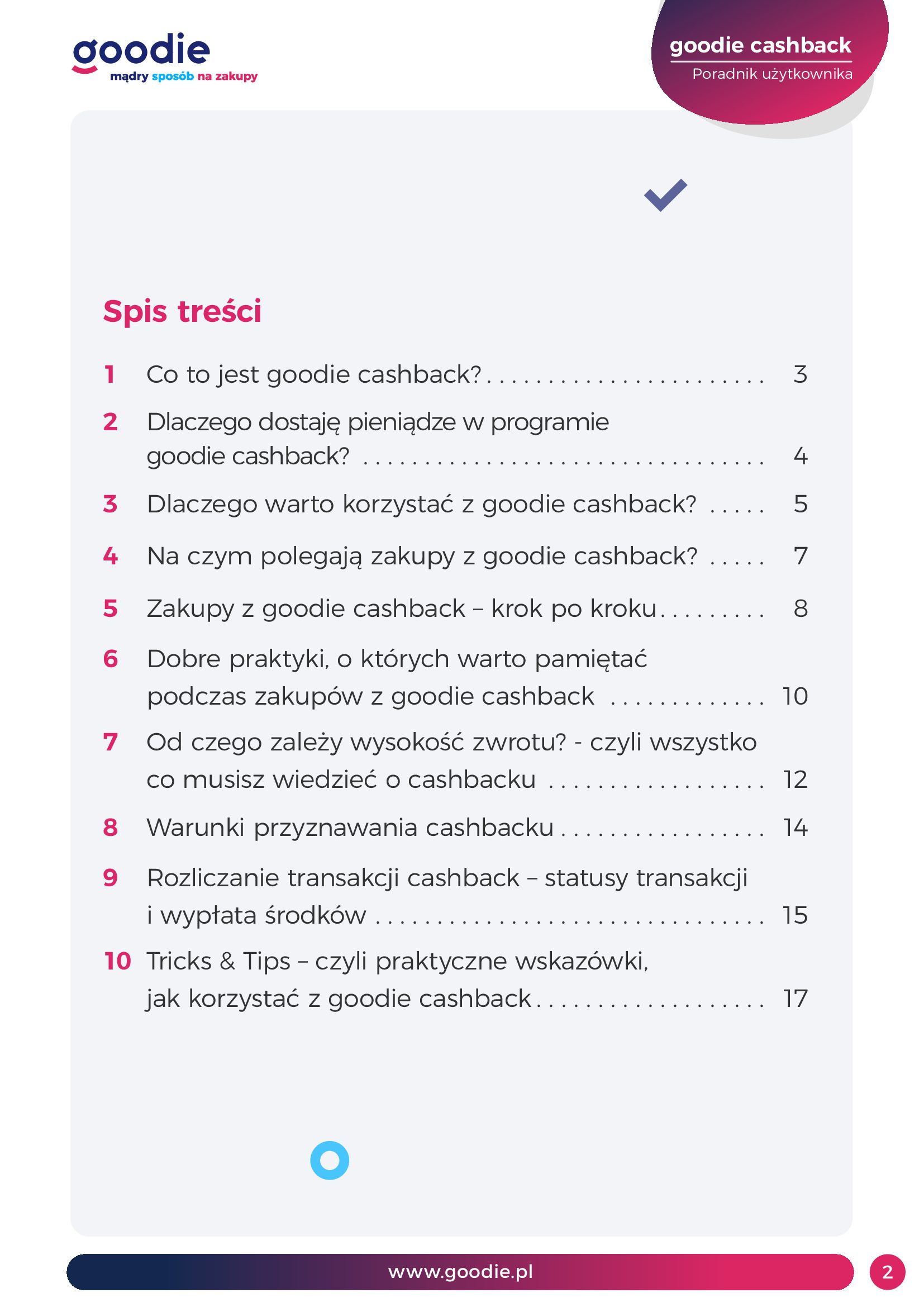 Gazetka Goodie: goodie cashback - poradnik użytkownika 2022-03-30 page-3