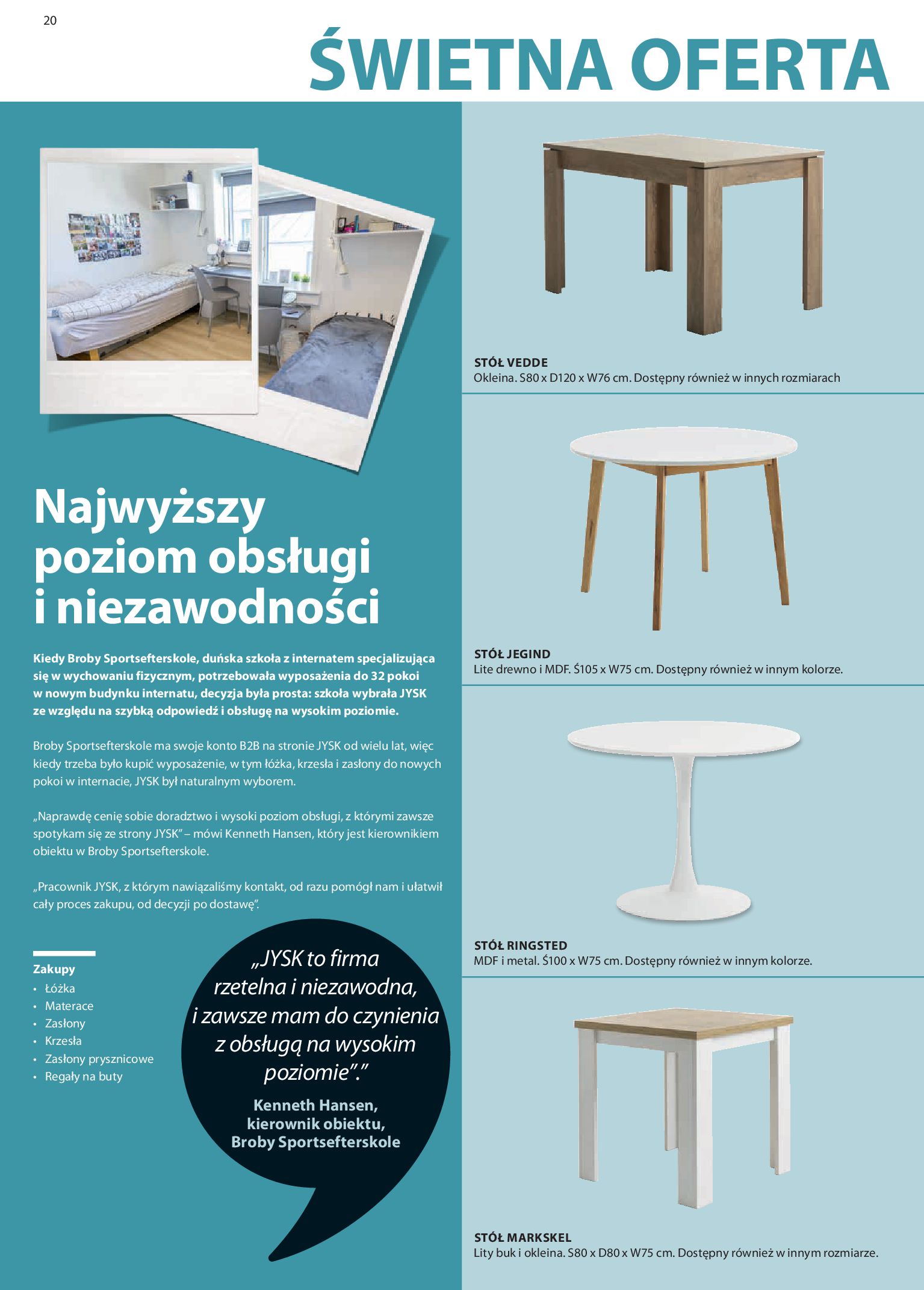 Gazetka Jysk: Gazetka Jysk - Business to business 2021-10-08 page-20