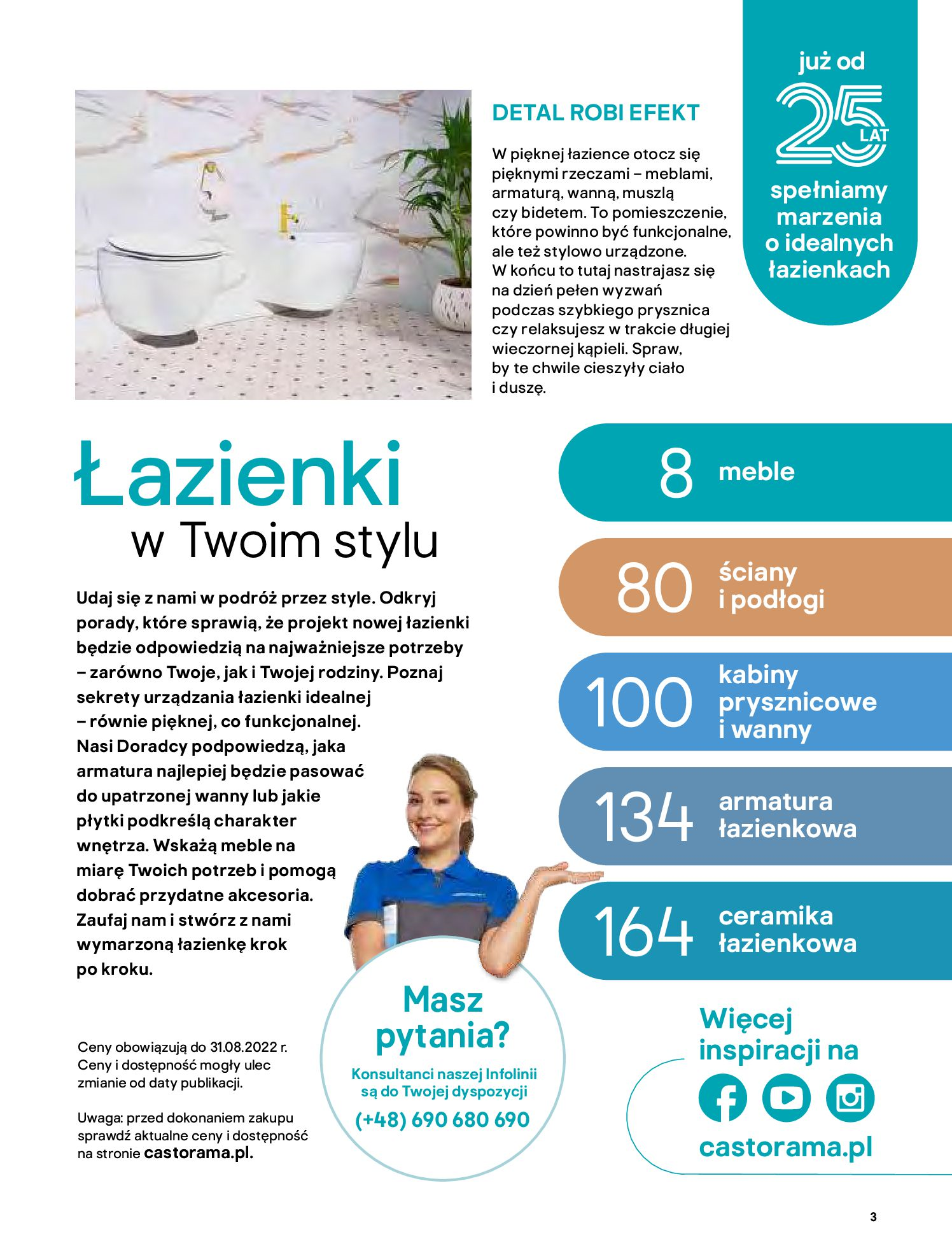 Gazetka Castorama: Castorama - katalog Łazienki 2022 2022-06-15 page-3
