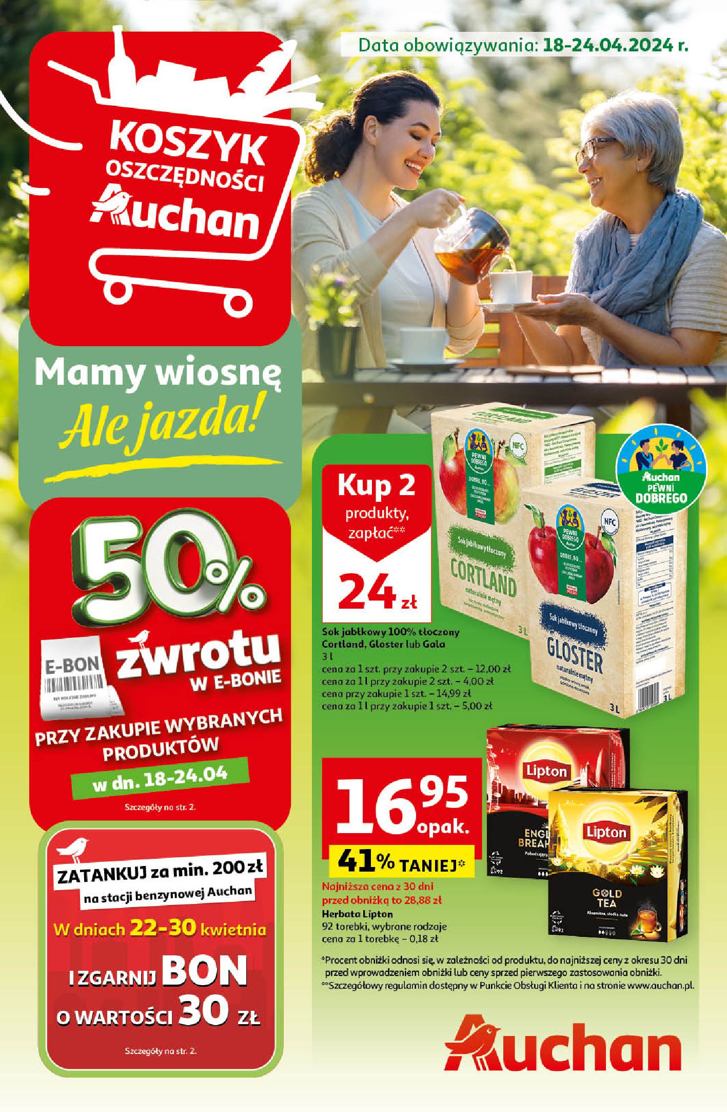 Gazetka Auchan: Gazetka Auchan od 18.04.2024 aktualna - 17.04.2024
