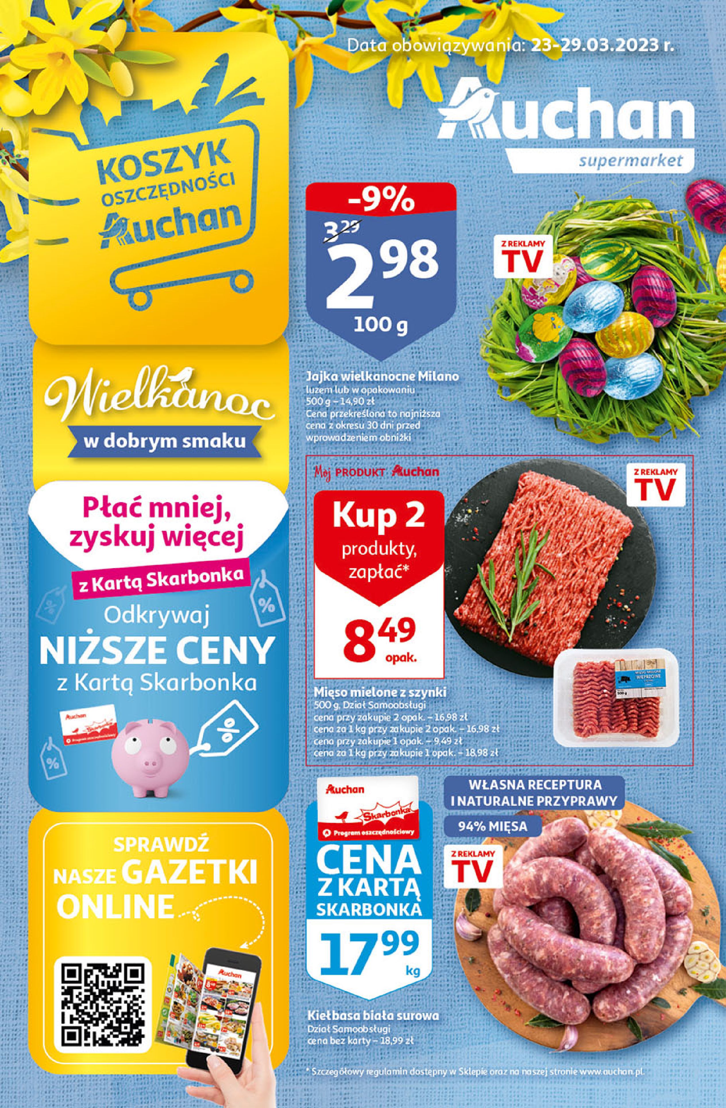 Auchan:  Gazetka Auchan - Supermarket 22.03.2023