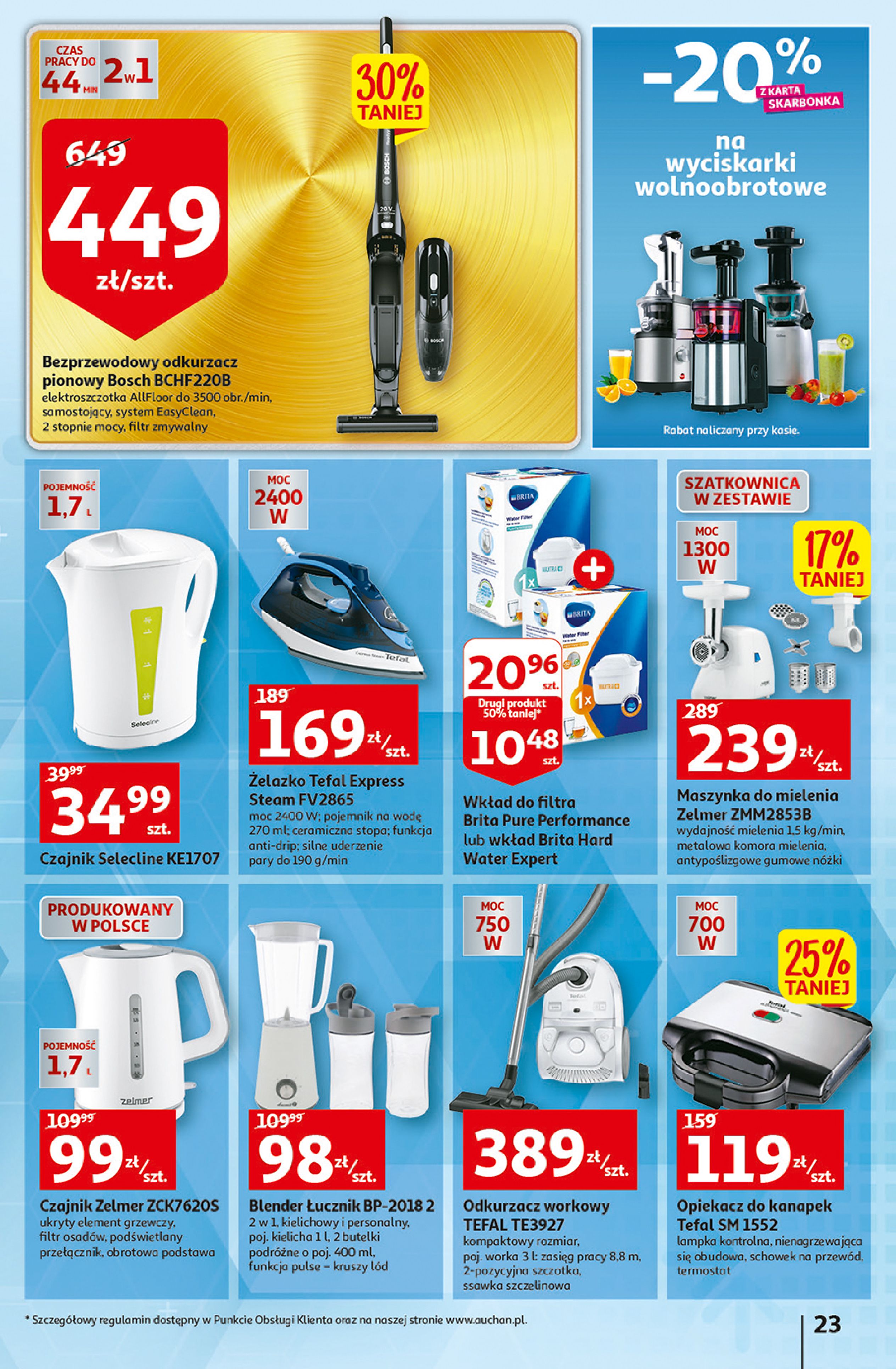 Gazetka Auchan: Gazetka Auchan - przeKORZYŚCI cenowe 22-28.09. 2022-09-22 page-23
