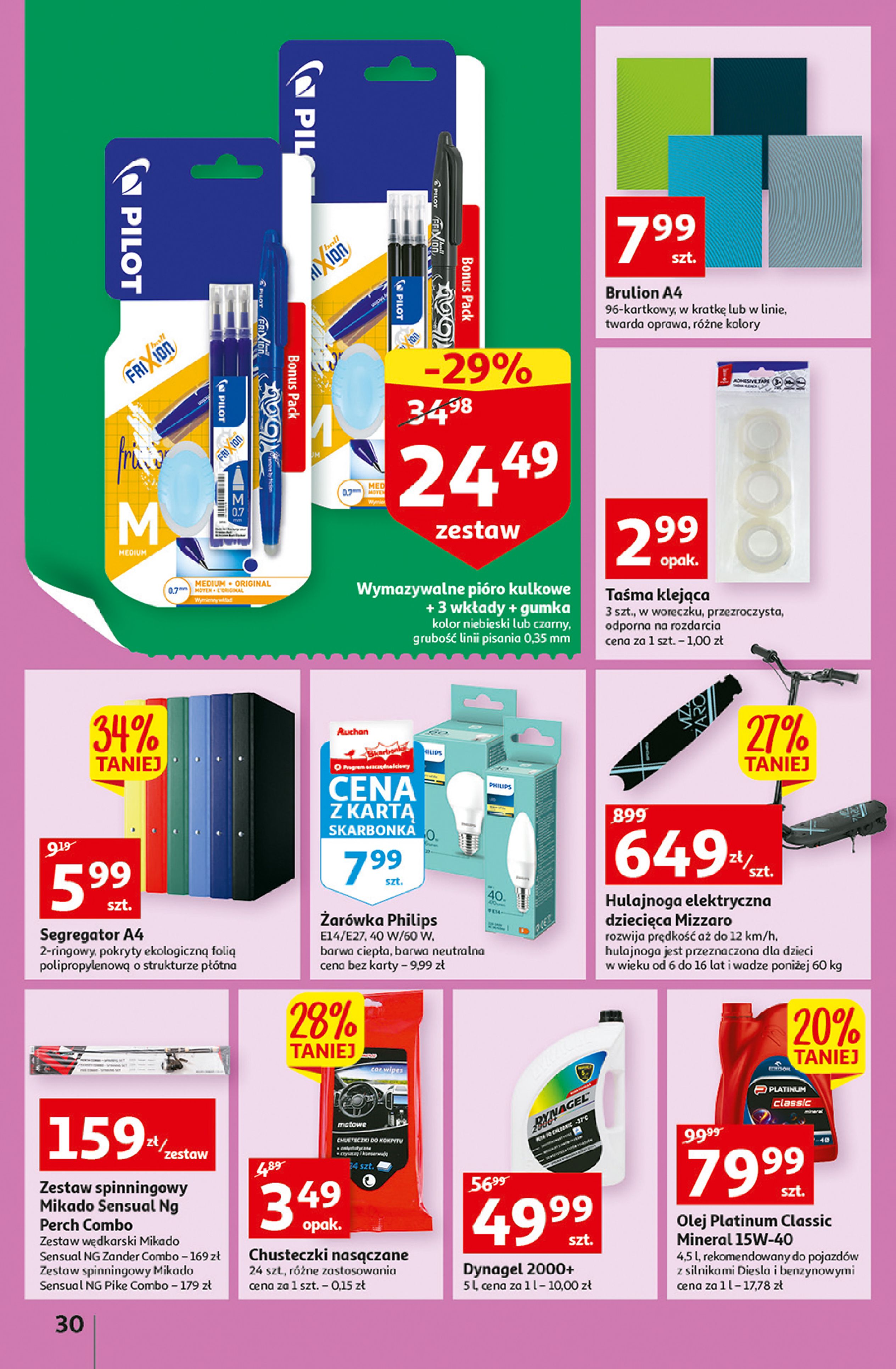Gazetka Auchan: Gazetka Auchan - przeKORZYŚCI cenowe 22-28.09. 2022-09-22 page-30