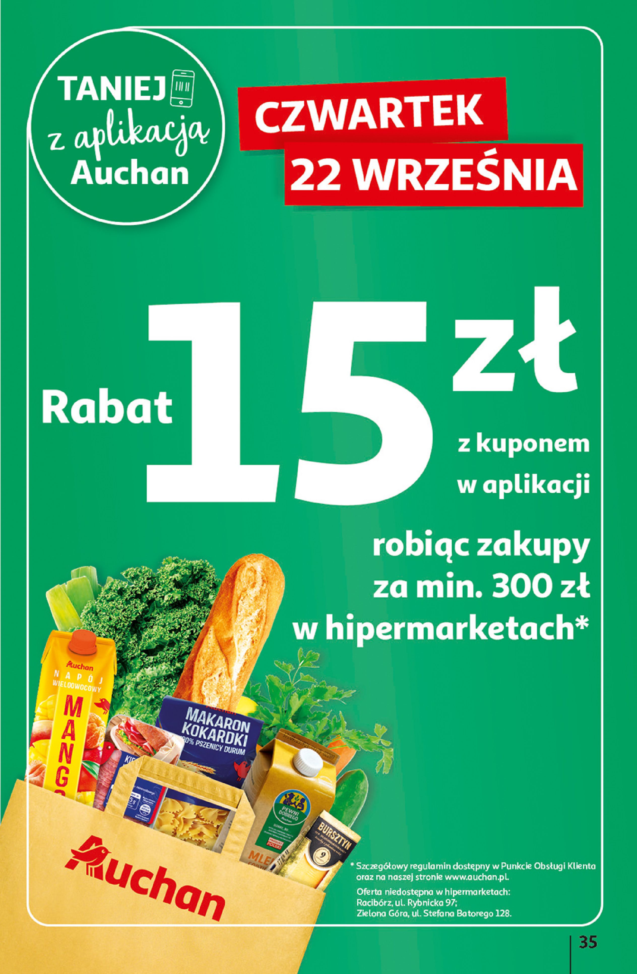 Gazetka Auchan: Gazetka Auchan - przeKORZYŚCI cenowe 22-28.09. 2022-09-22 page-35