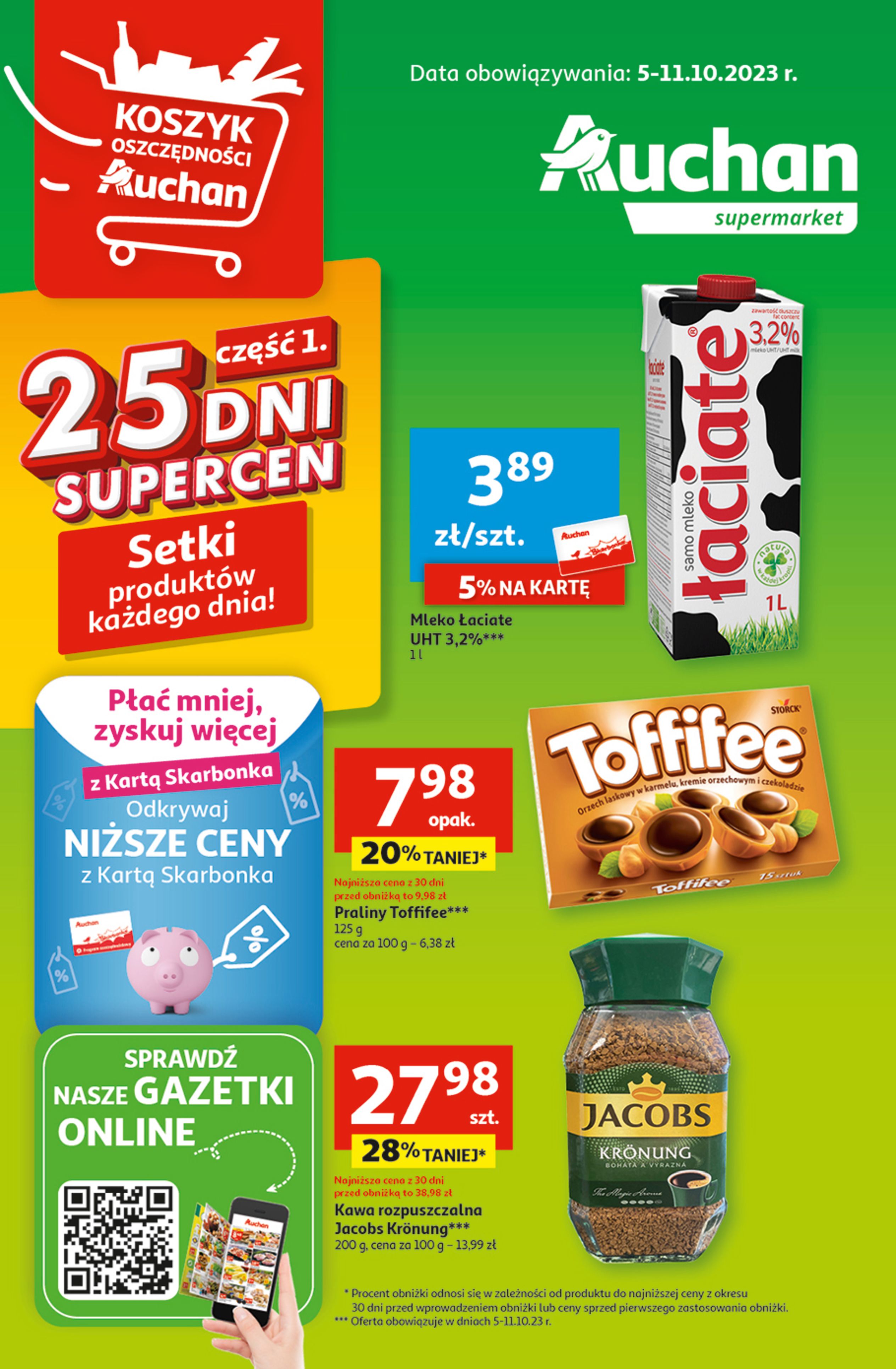 Auchan:  Gazetka Auchan - Supermarket 04.10.2023