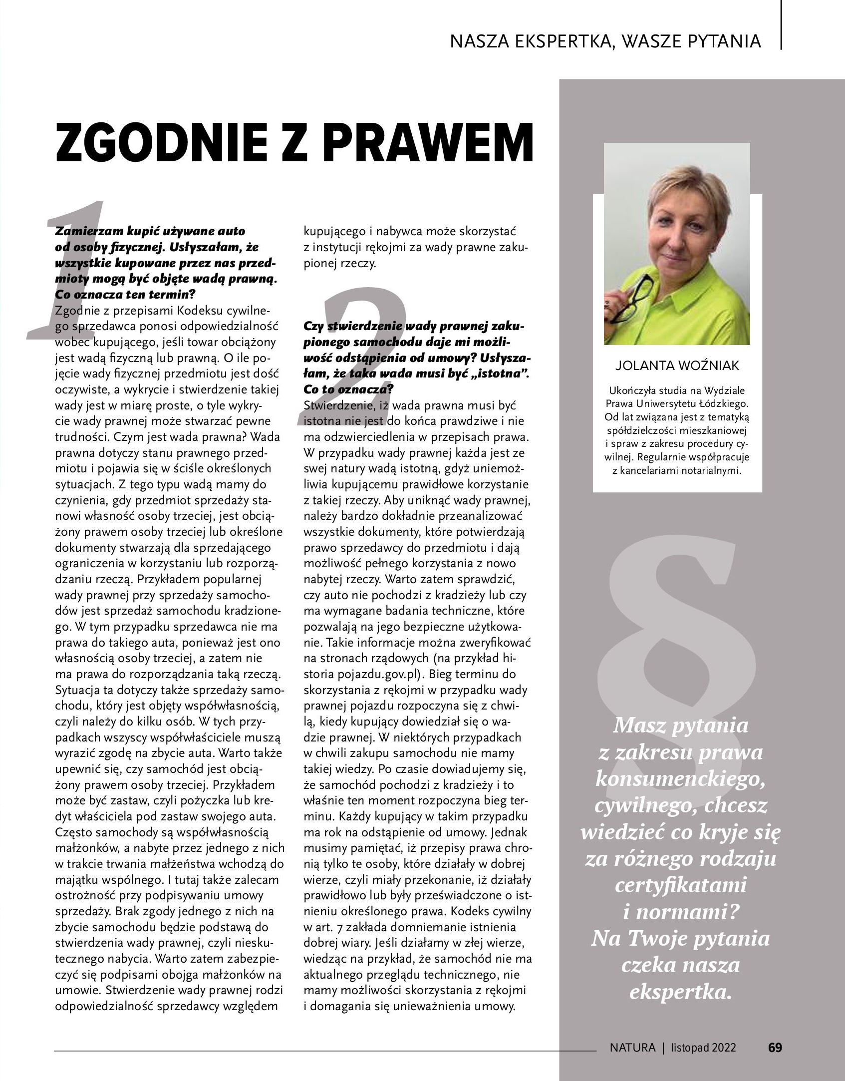 Gazetka Drogerie Natura: Magazyn Drogerie Natura 2022-11-01 page-69