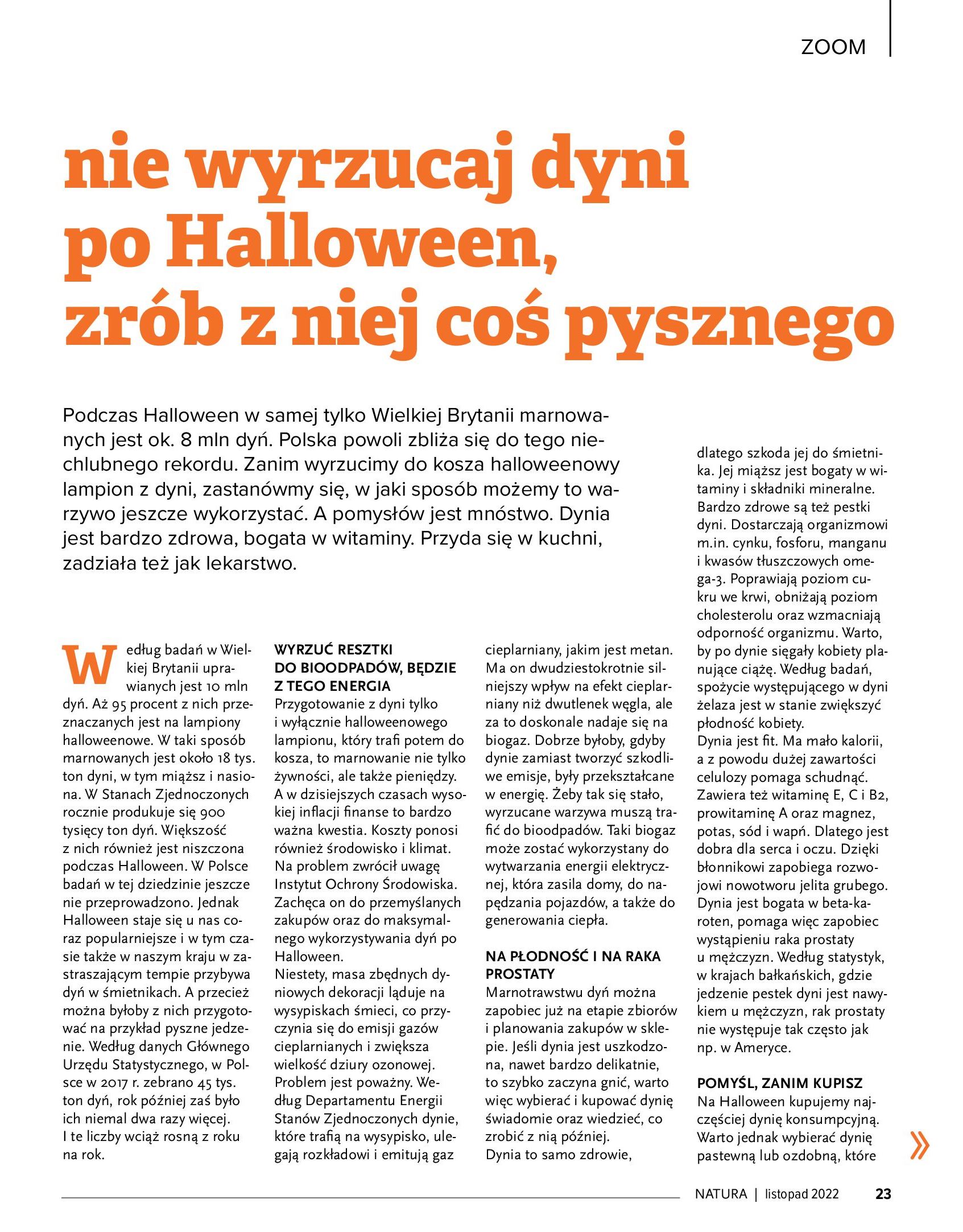 Gazetka Drogerie Natura: Magazyn Drogerie Natura 2022-11-01 page-23