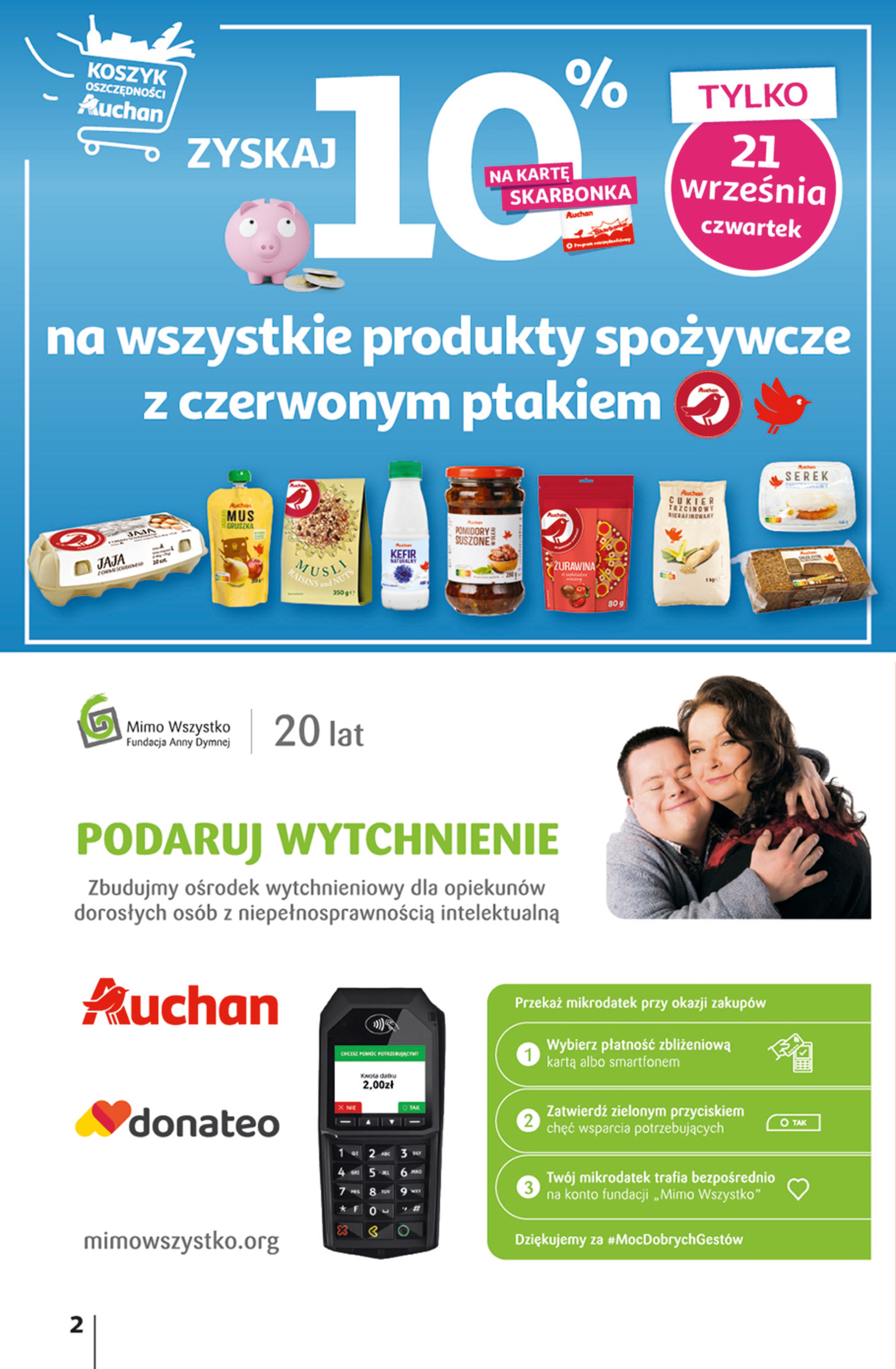 Gazetka Auchan: Gazetka Auchan - koszyk oszczędności 2023-09-21 page-2