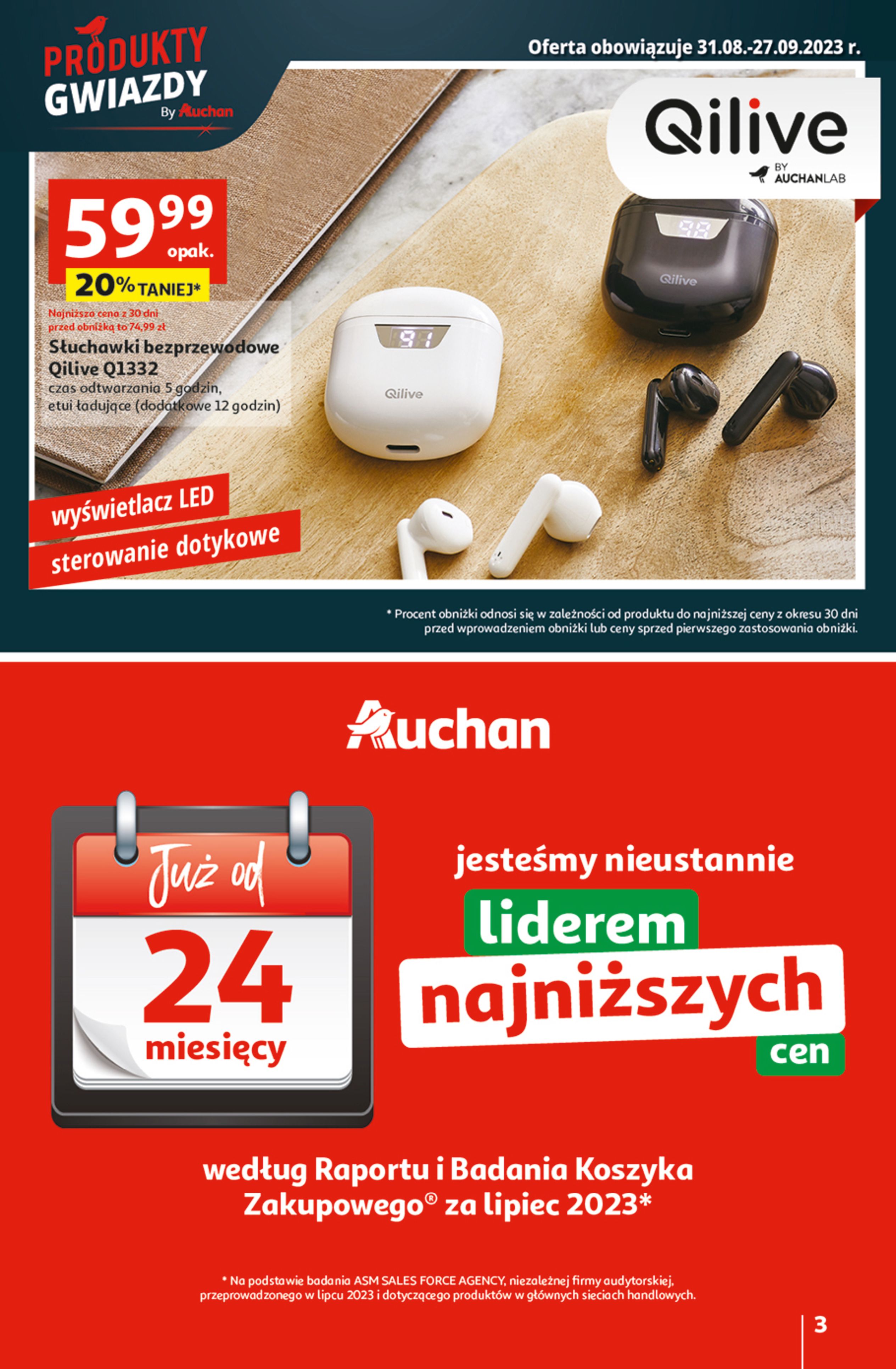 Gazetka Auchan: Gazetka Auchan - koszyk oszczędności 2023-09-21 page-3