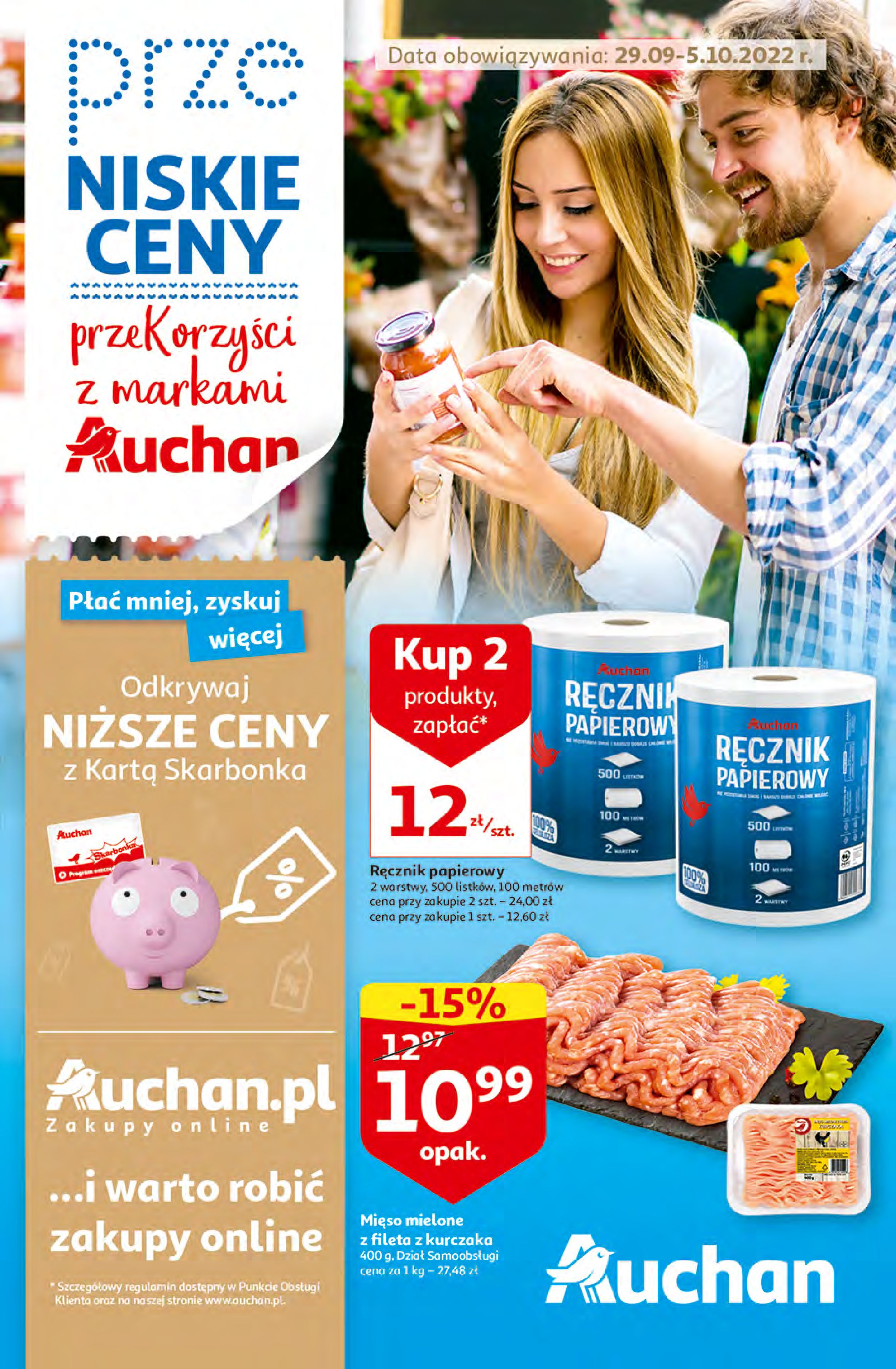 Gazetka Auchan: Gazetka Auchan - PRZEniskie ceny - 28.09.2022