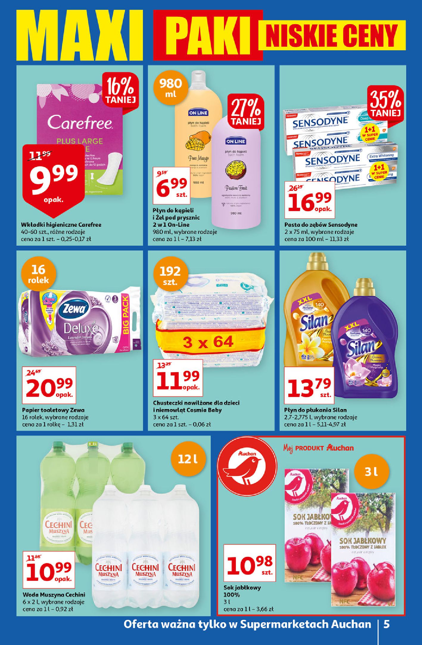 Gazetka Auchan: Gazetka Auchan - maxi paki - supermarkety 2022-01-13 page-5