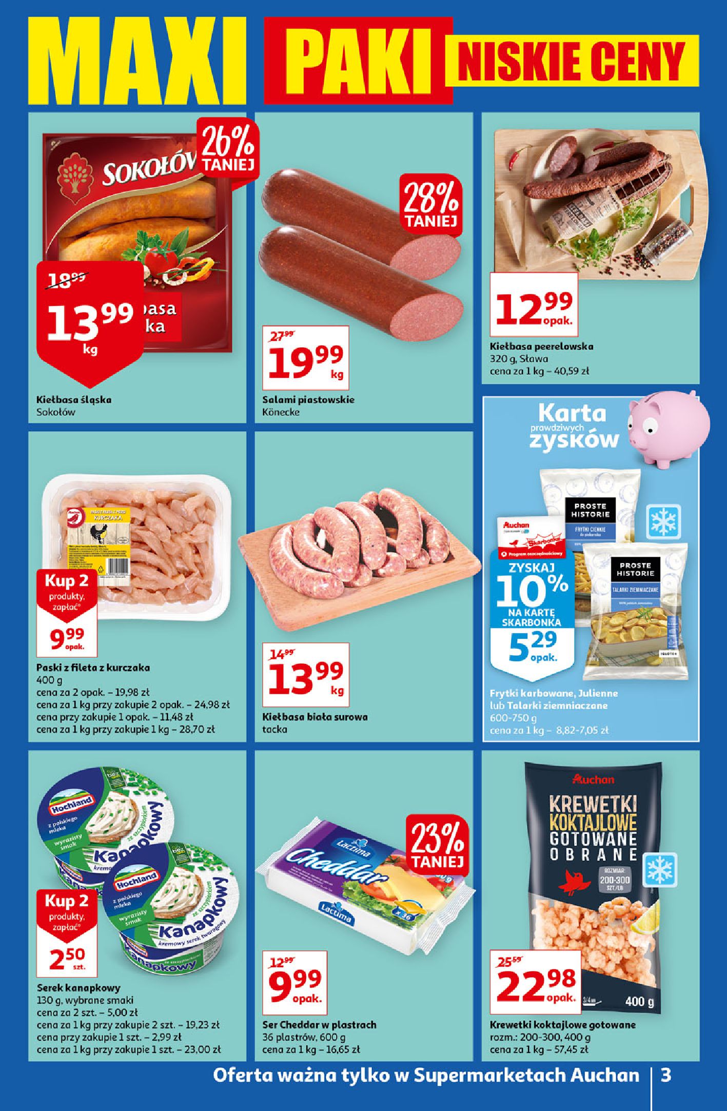 Gazetka Auchan: Gazetka Auchan - maxi paki - supermarkety 2022-01-13 page-3