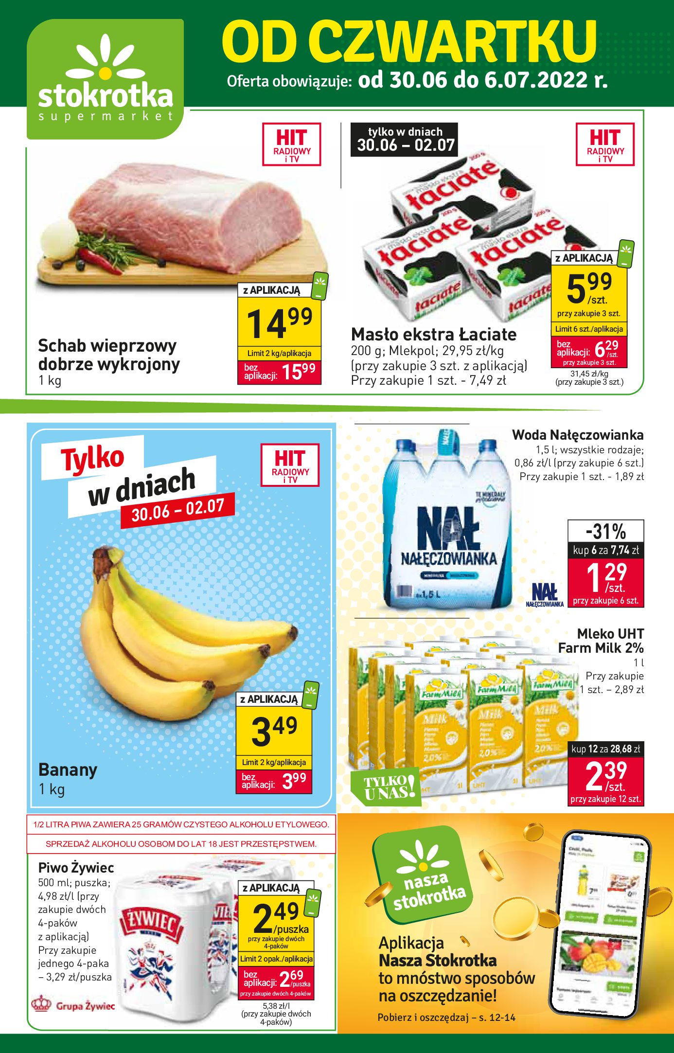 Stokrotka Supermarket:  Gazetka Stokrotka Supermarket do 6.07. 29.06.2022