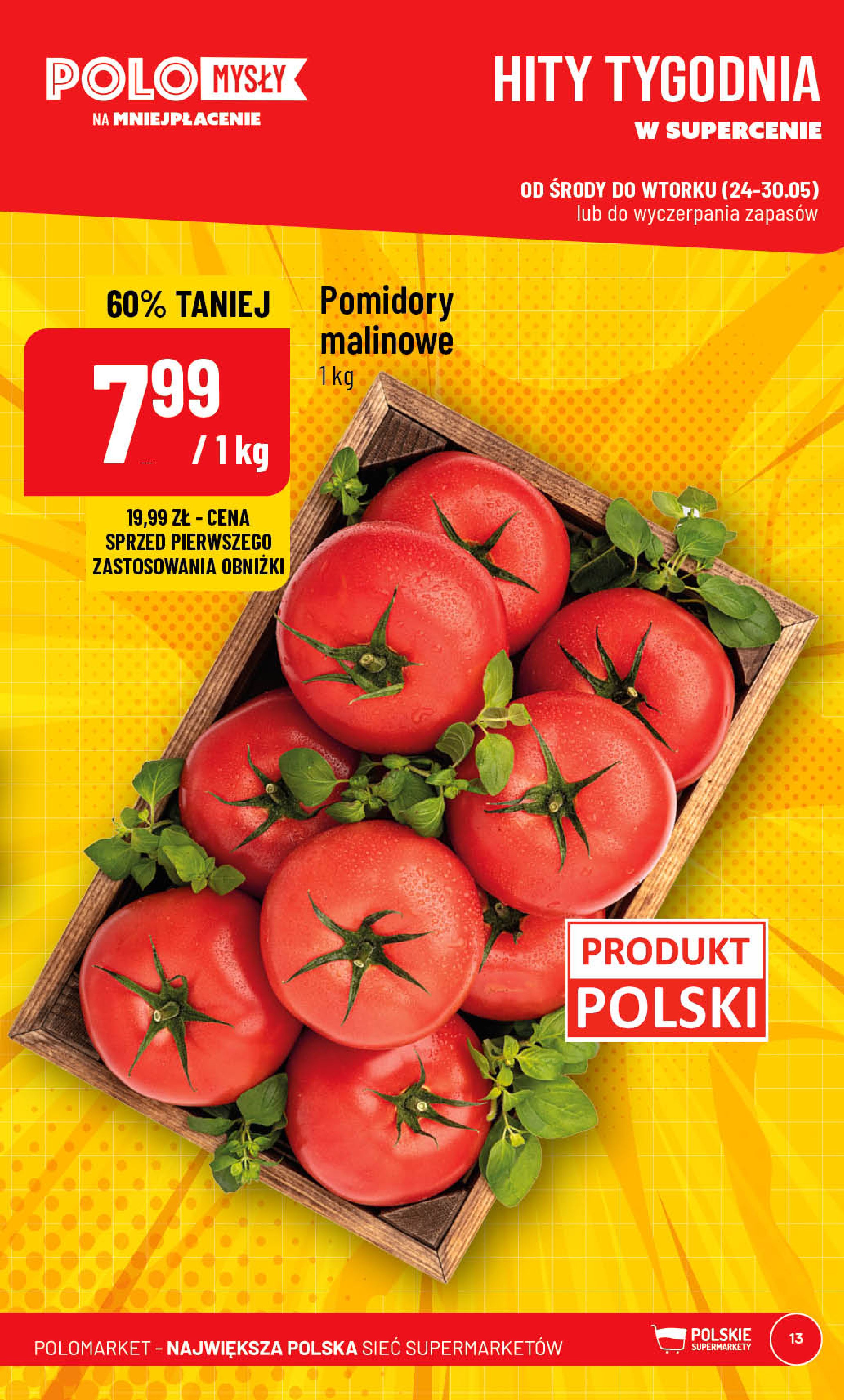 Gazetka Polomarket: Gazetka POLOmarket do 30.05. 2023-05-24 page-13