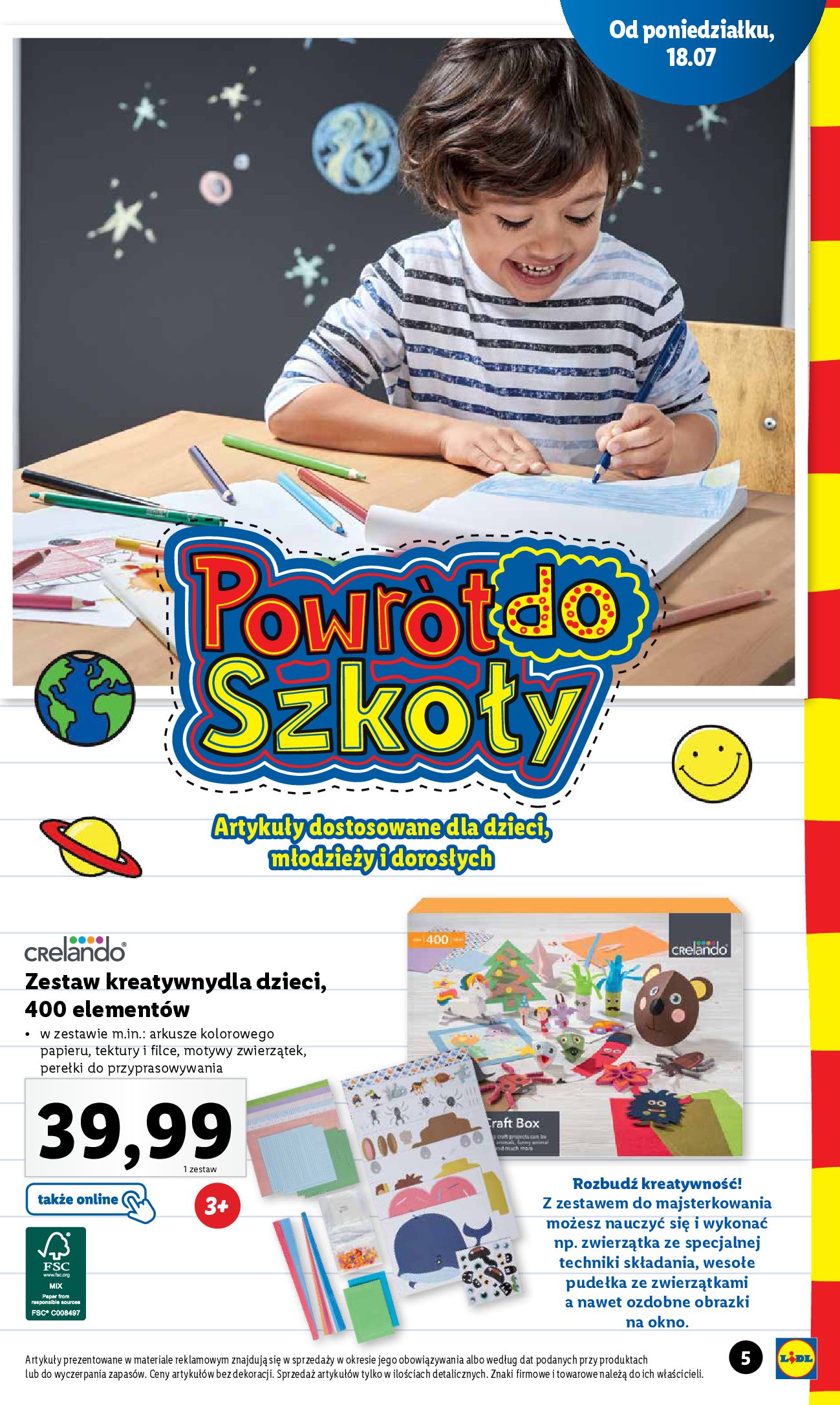 Gazetka Lidl: Gazetka Lidl - Powrót do szkoły 2022-07-18 page-5