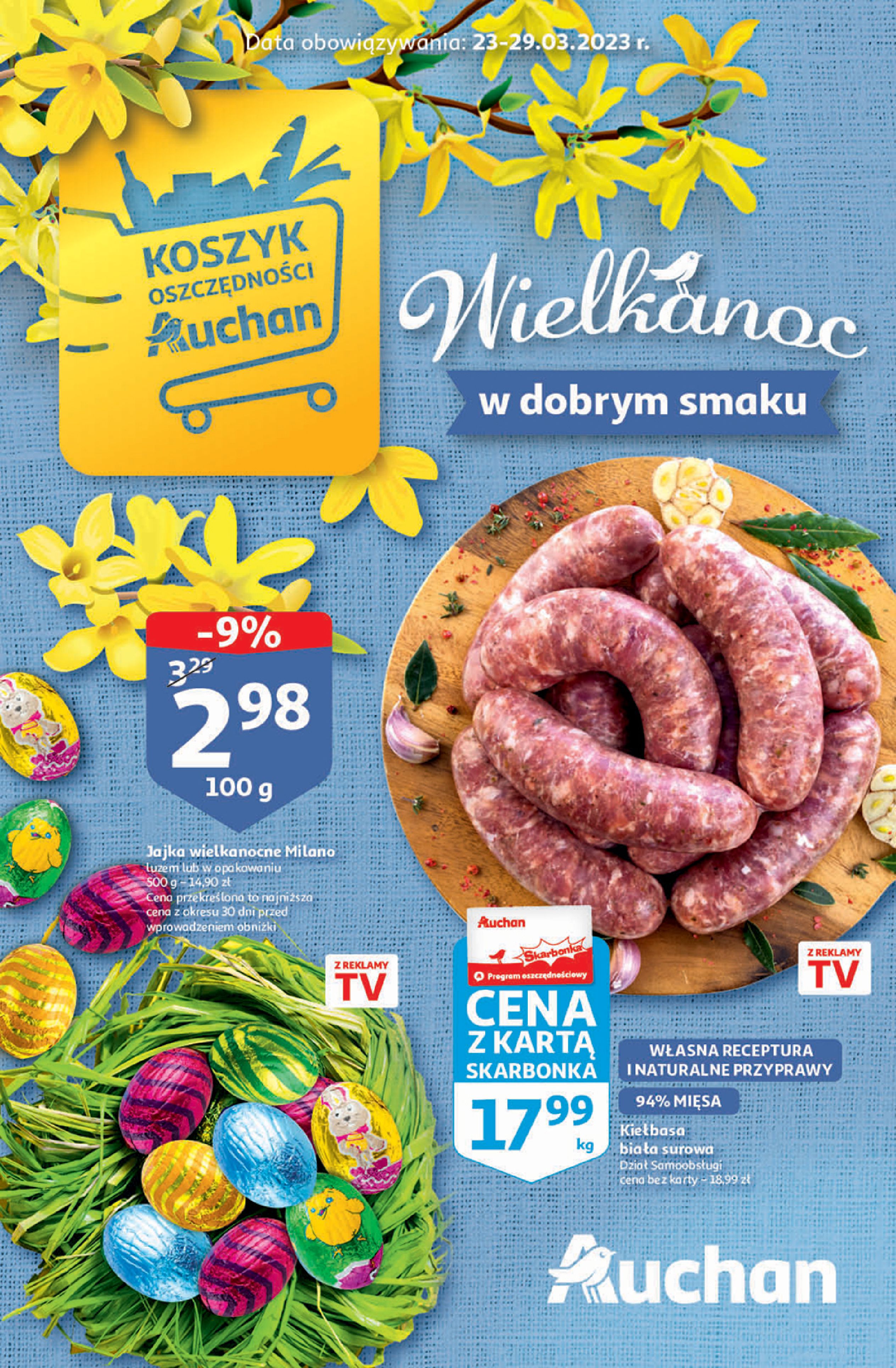 Gazetka Auchan: Gazetka Auchan - Wielkanoc w dobrym smaku! - 22.03.2023