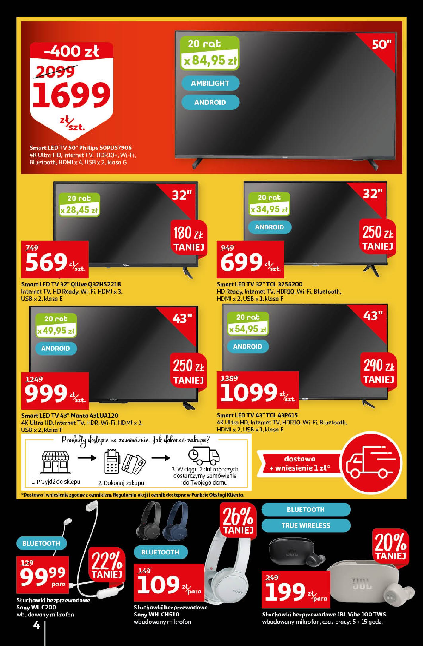Gazetka Auchan: Gazetka Auchan - Black Week - rtv i agd 2022-11-21 page-4