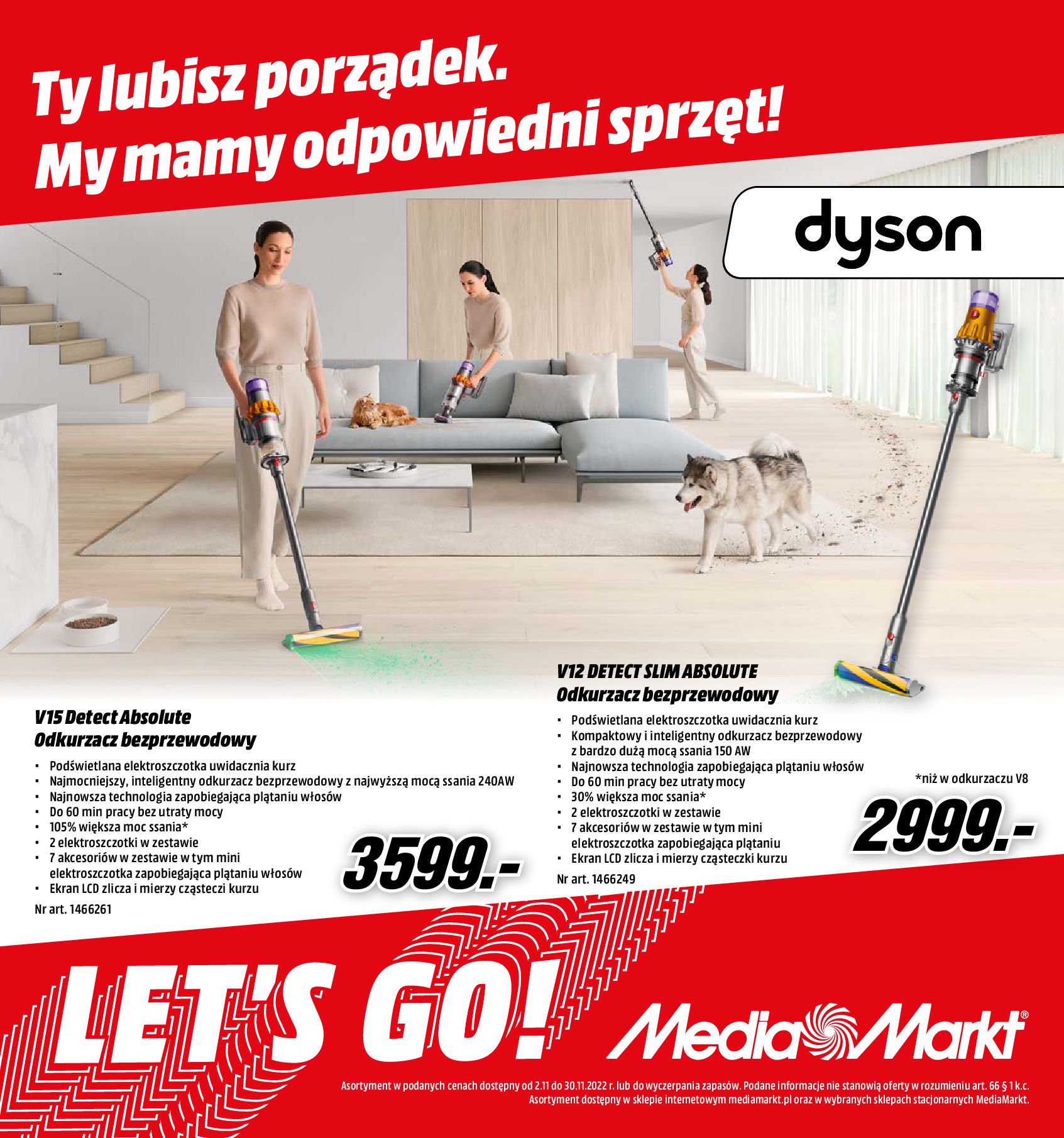 Media Markt:  Gazetka Media Markt - dyson 01.11.2022